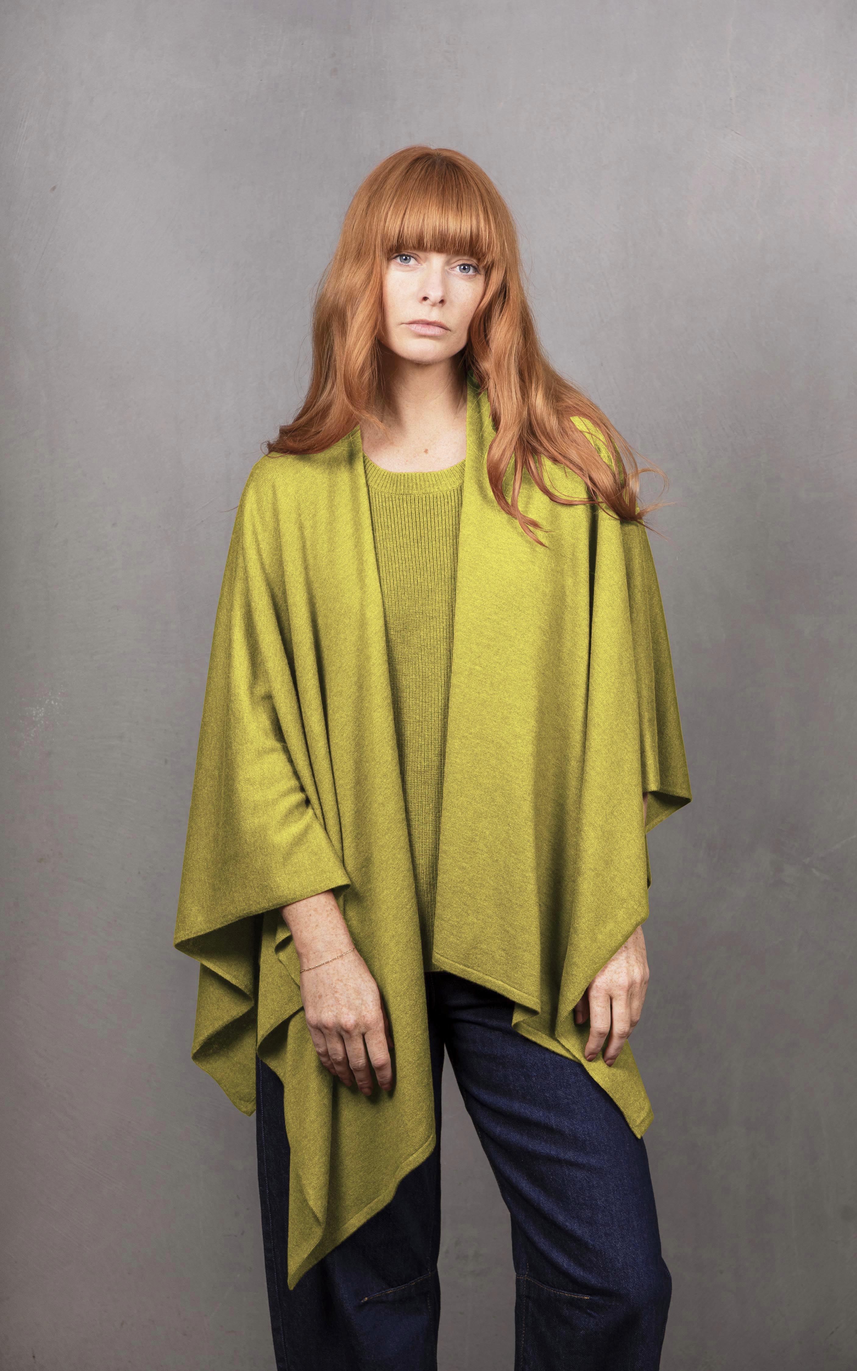 BRIDGE & LORD MERINO CASHMERE WRAP CITRINE
