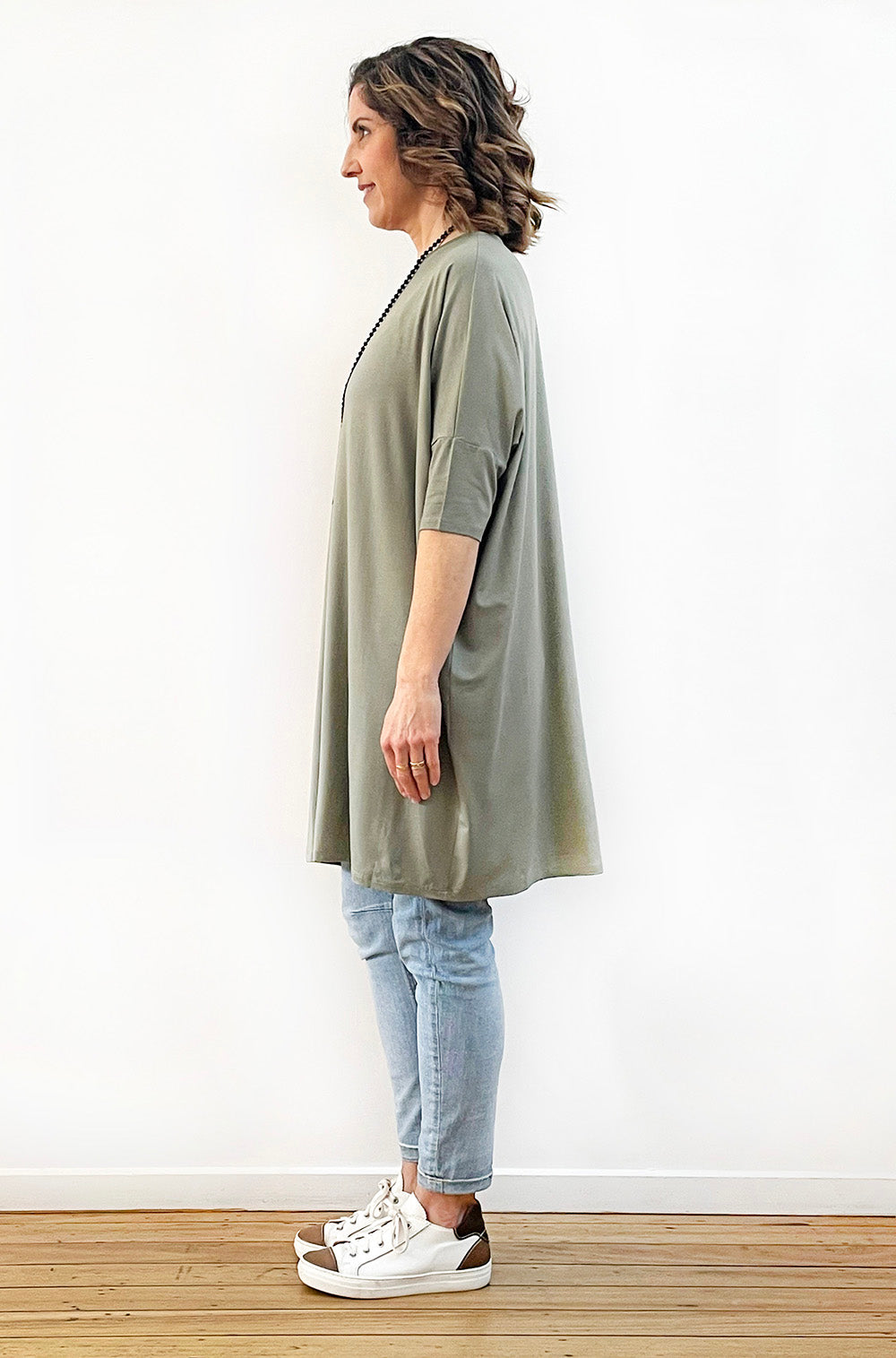 BAMBOO BOX TUNIC KHAKI