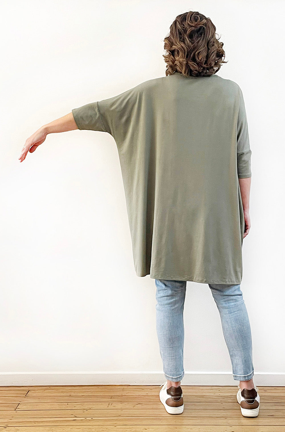 BAMBOO BOX TUNIC KHAKI
