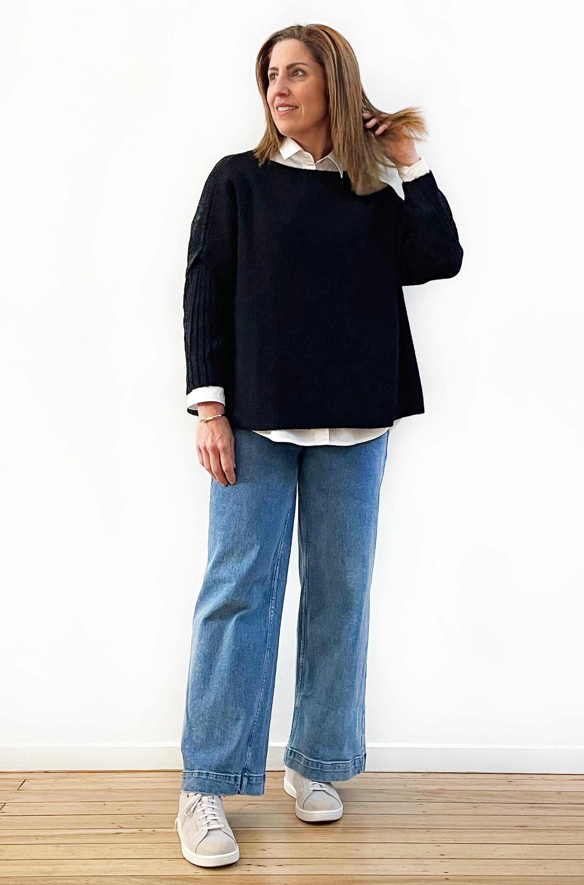 ON THE GO JUMPER BLACK