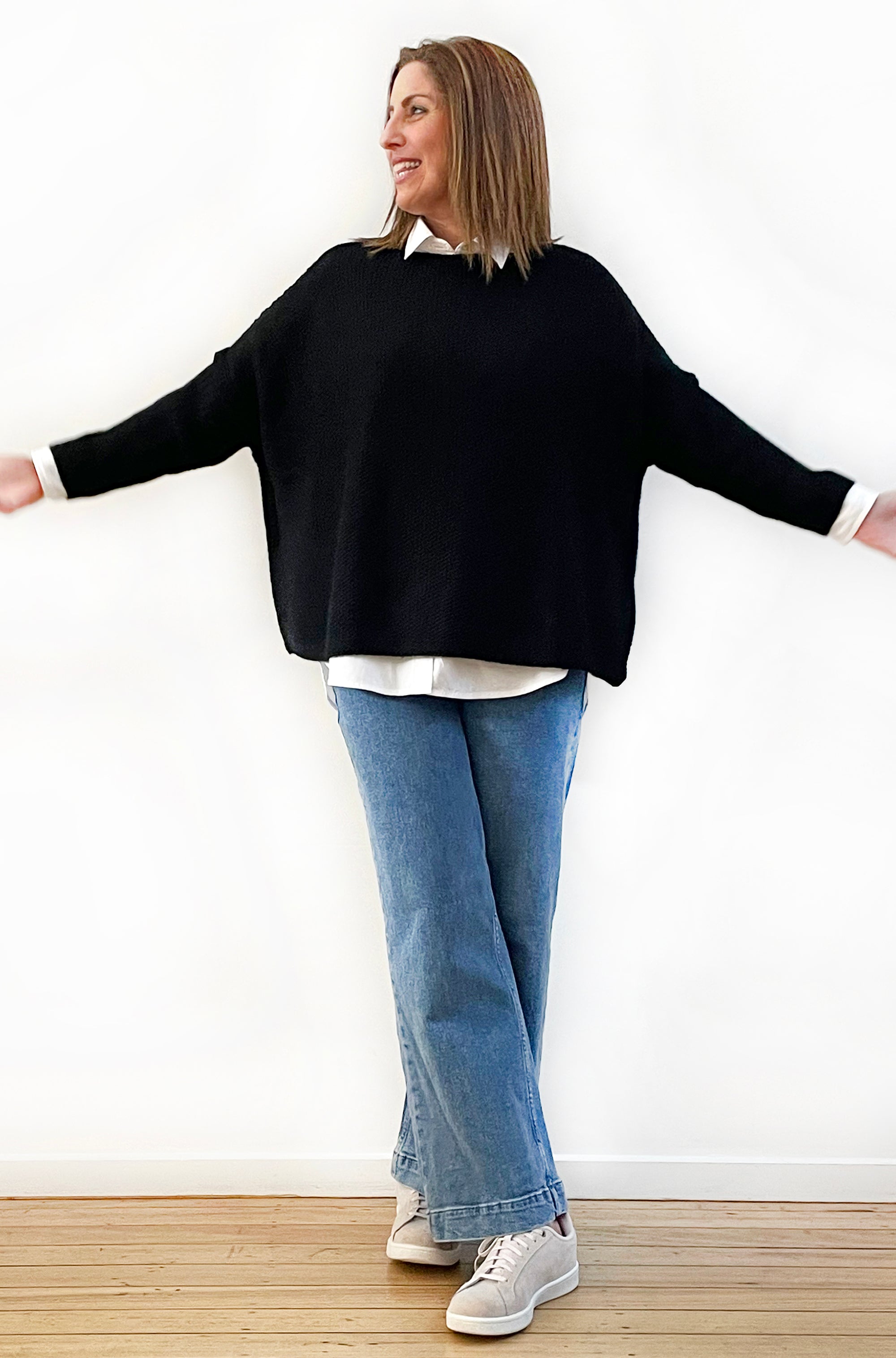 ON THE GO JUMPER BLACK