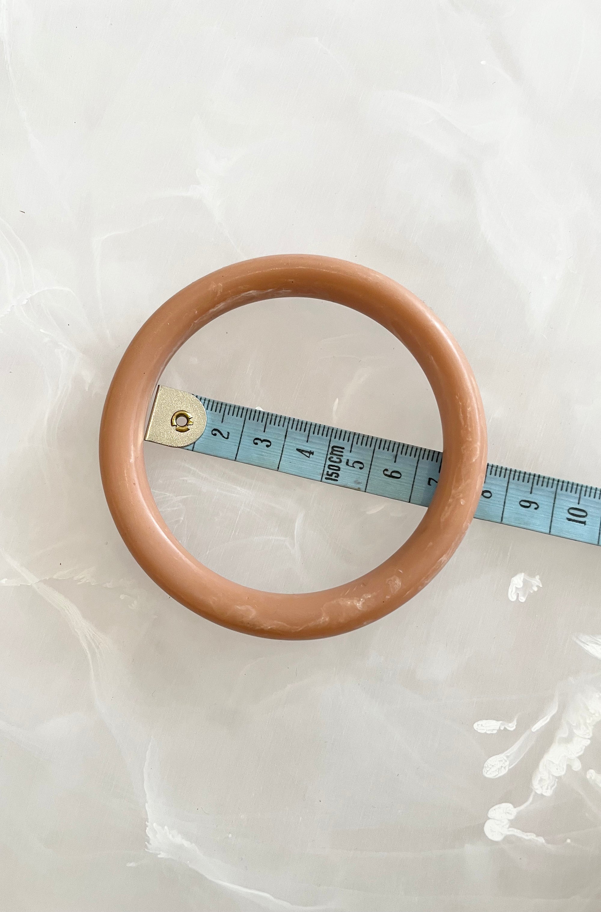 RESIN ROUND BANGLE TERRACOTTA