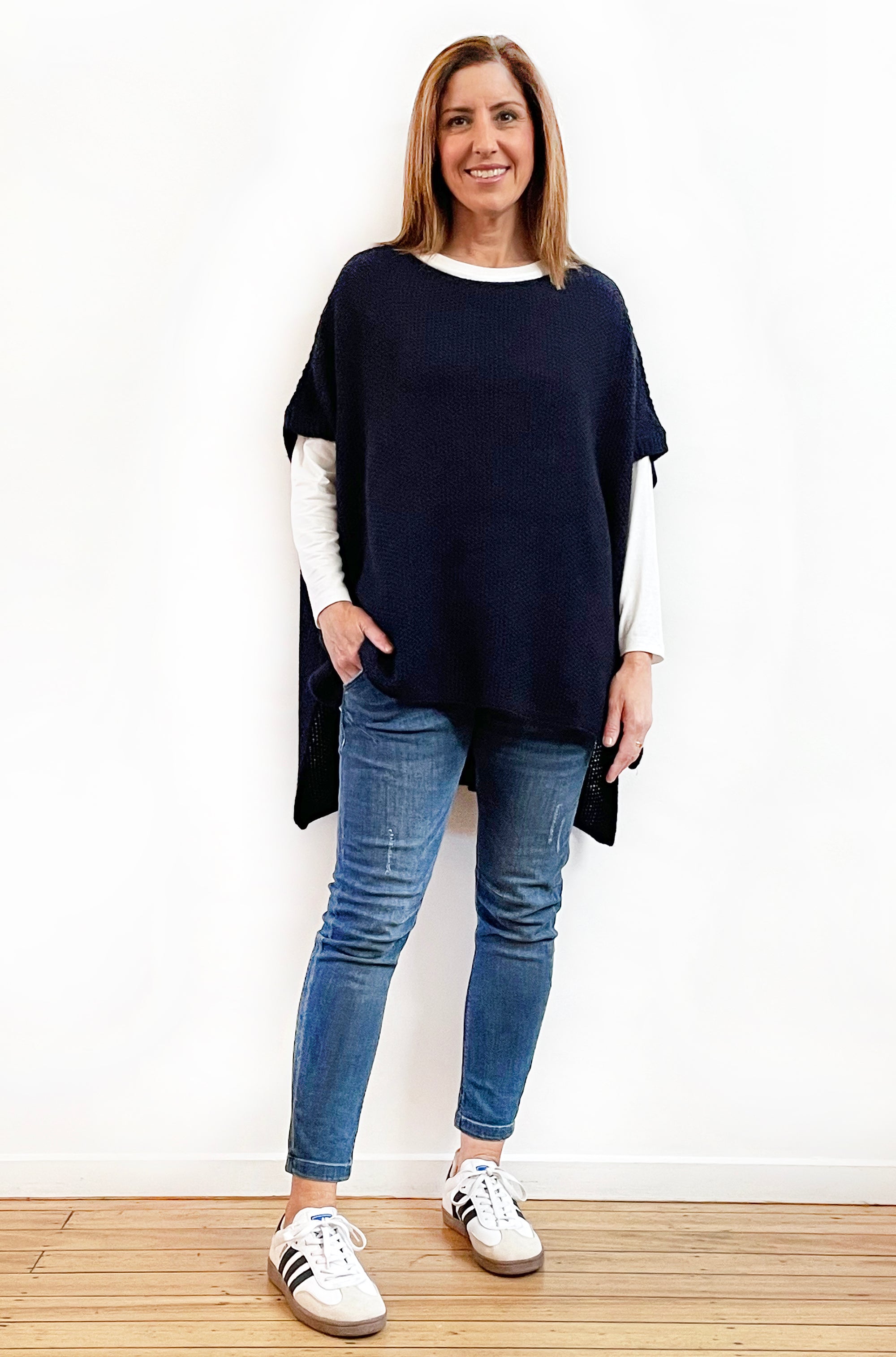 YOU'RE BEAUTIFUL KNIT INK NAVY