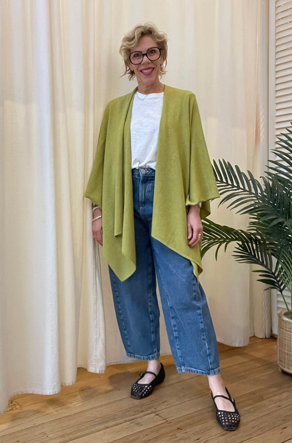 BRIDGE & LORD MERINO CASHMERE WRAP CITRINE