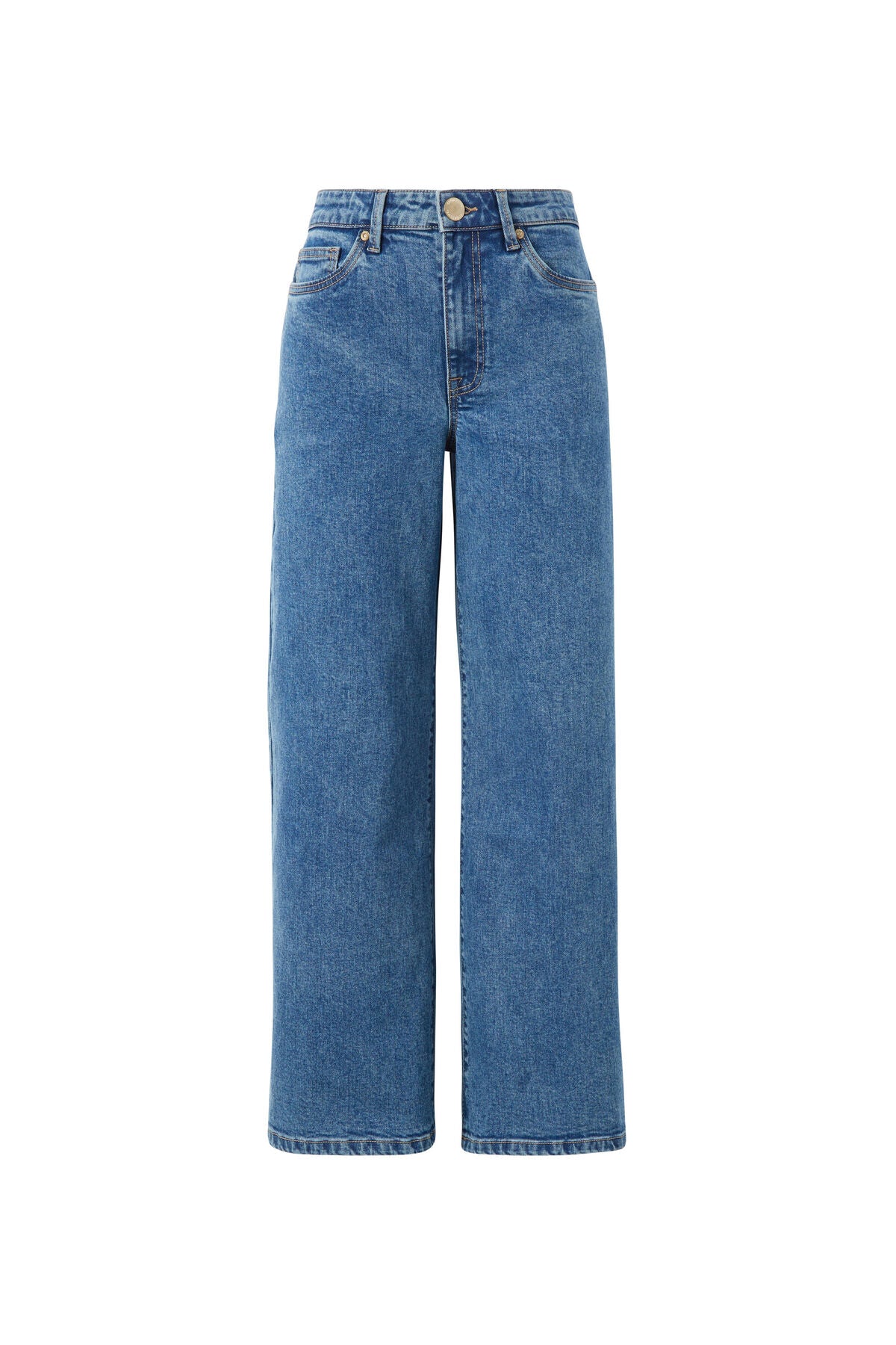 CERES LIFE EVIE WIDE LEG JEAN FRESH INDIGO