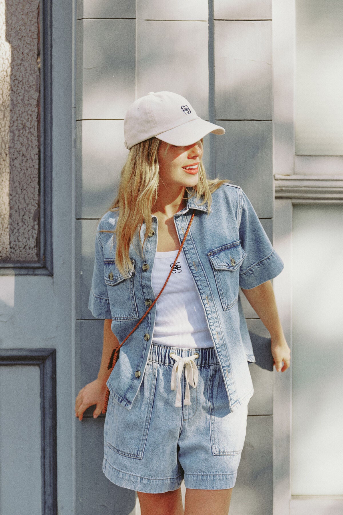 CERES LIFE MONOGRAM CAP ECRU