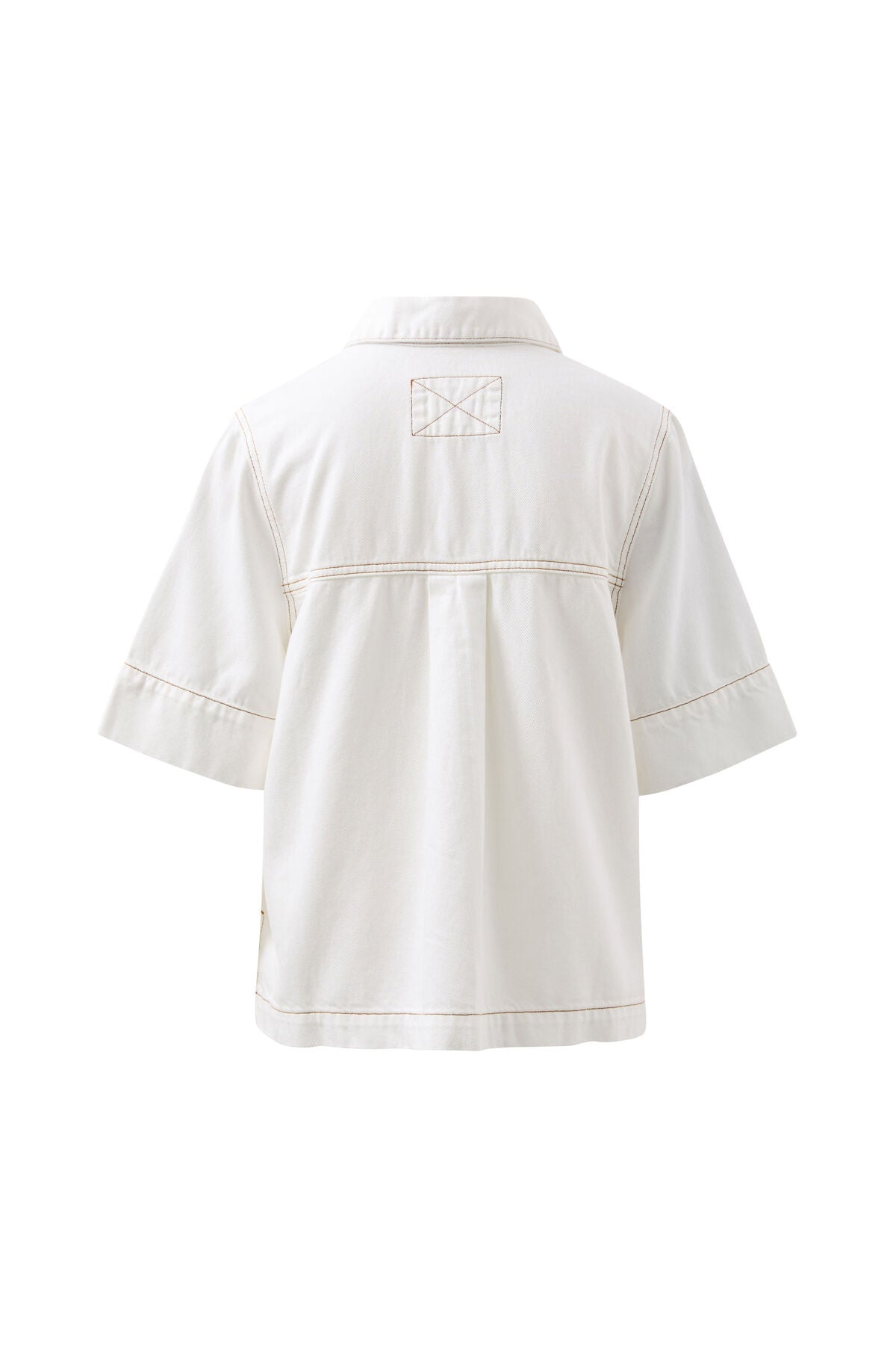 CERES LIFE NOA SHORT SLEEVE SHIRT FRESH ECRU