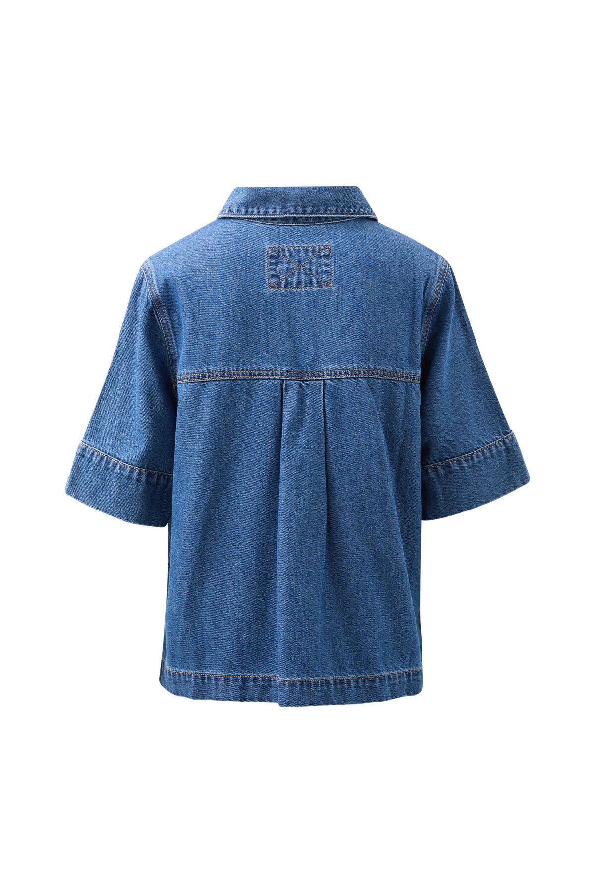 CERES LIFE NOA SHORT SLEEVE SHIRT FRESH INDIGO