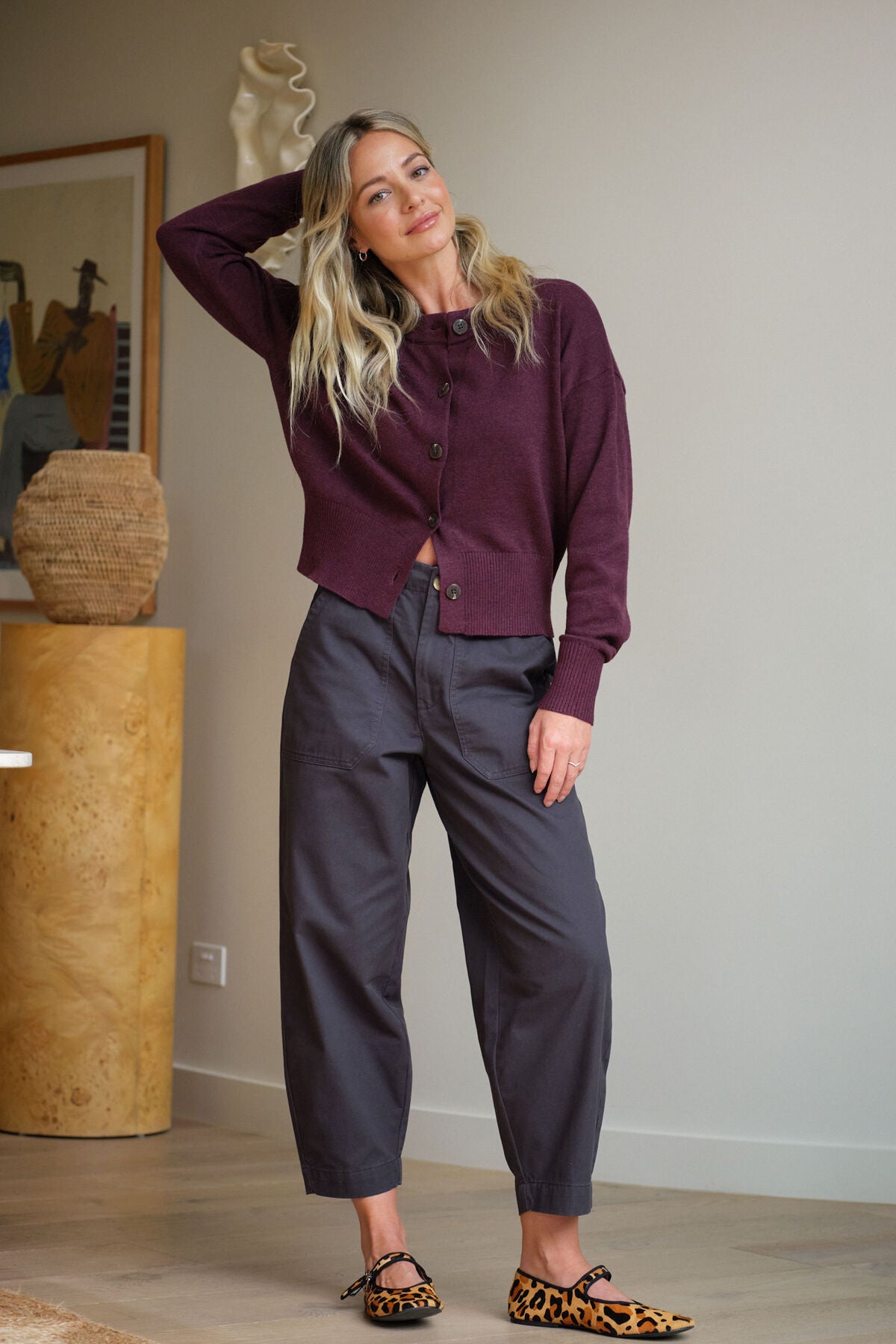 CERES LIFE WEEKENDER PANT WASHED BLACK