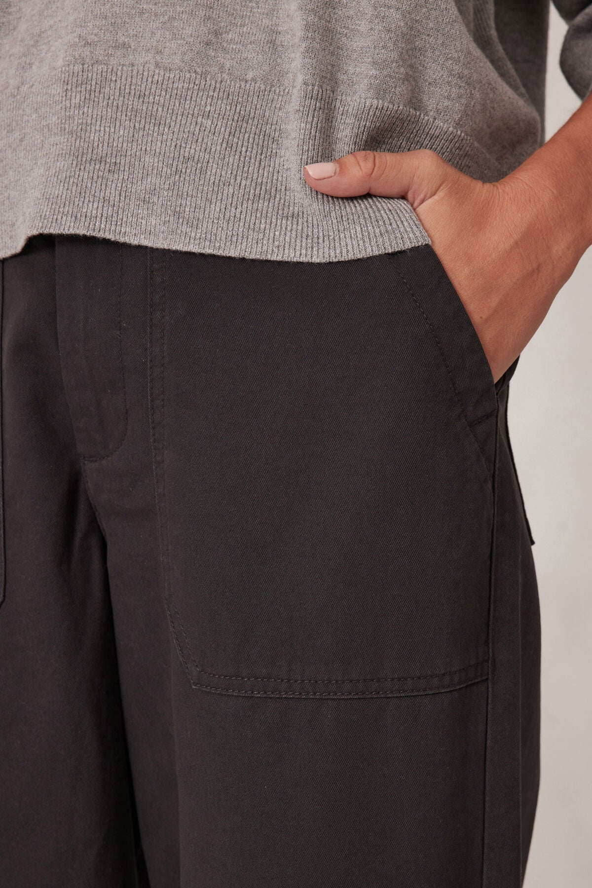 CERES LIFE WEEKENDER PANT WASHED BLACK