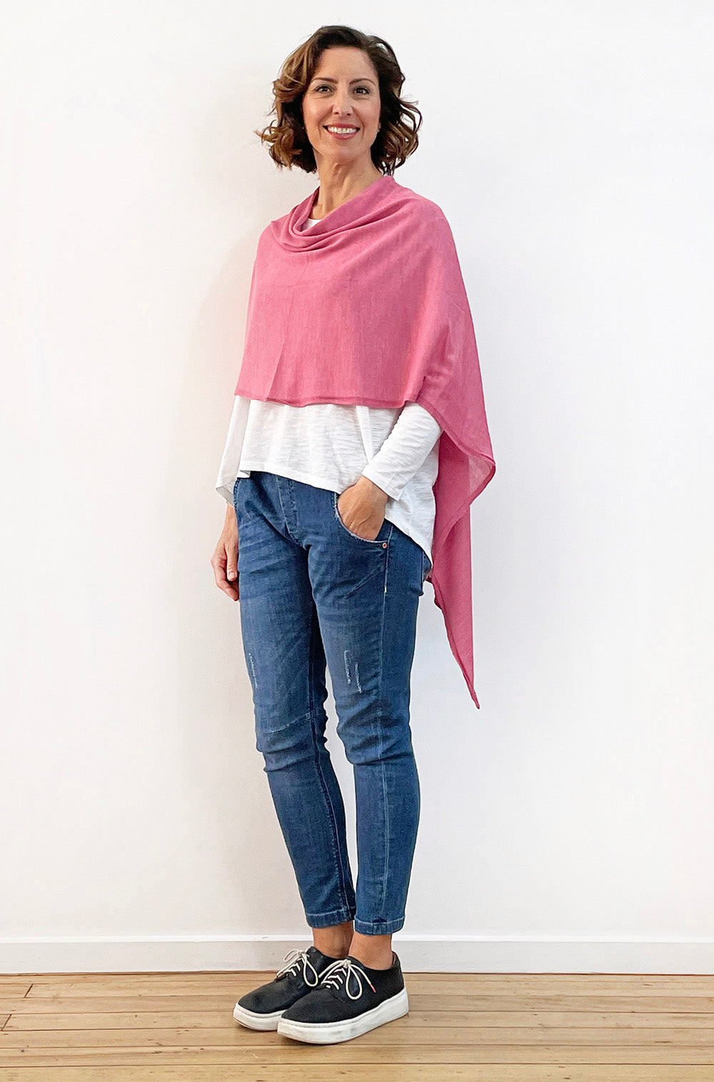 NEXT LEVEL 5-WAY PONCHO ROSE