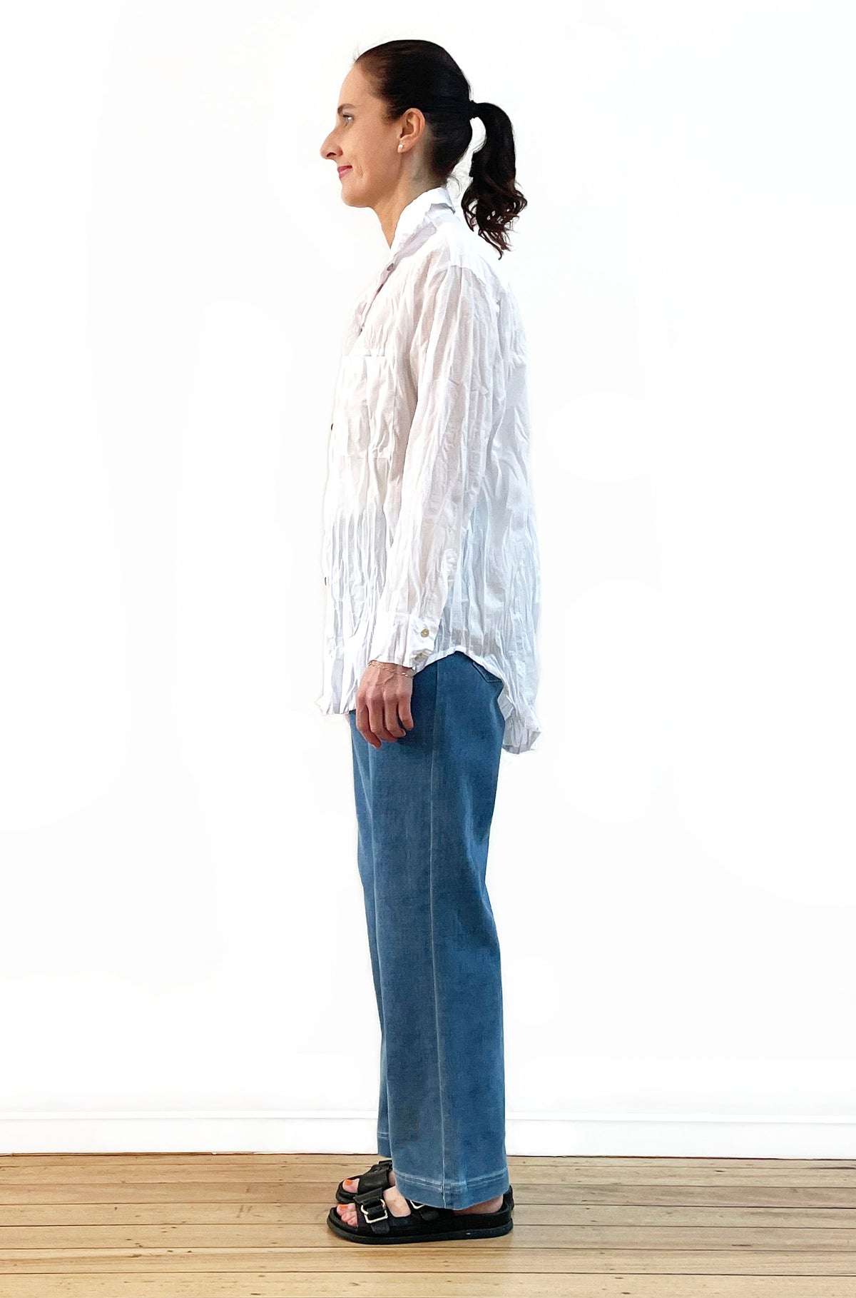 COTTON TWIST & GO SHIRT WHITE