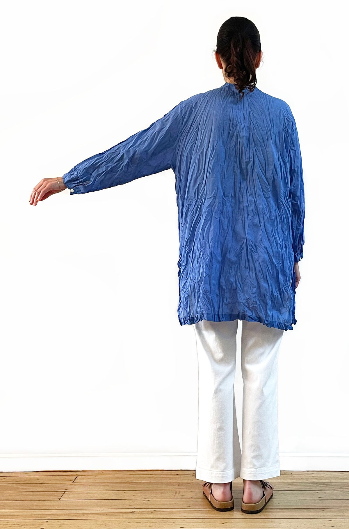 COTTON TWIST & GO TUNIC OCEAN BLUE
