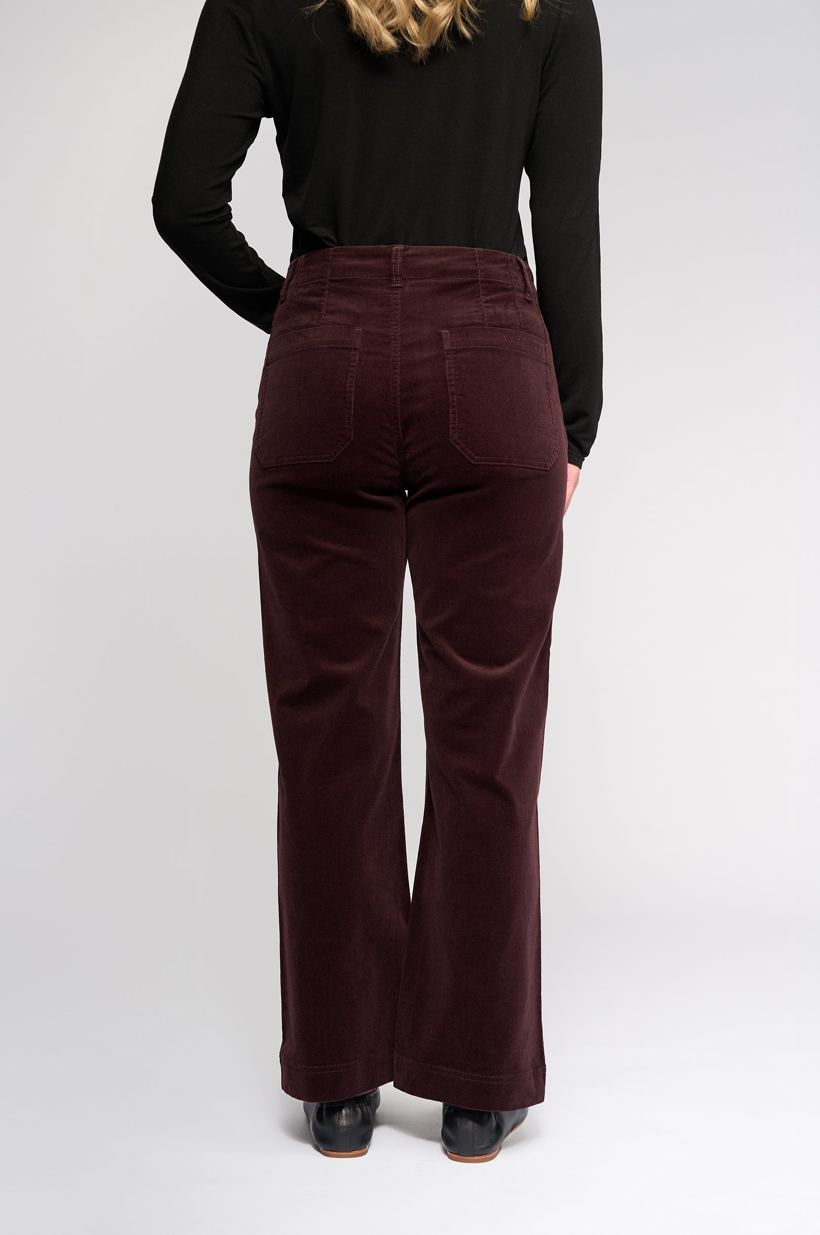 VASSALLI DAILY CORD PANT MERLOT