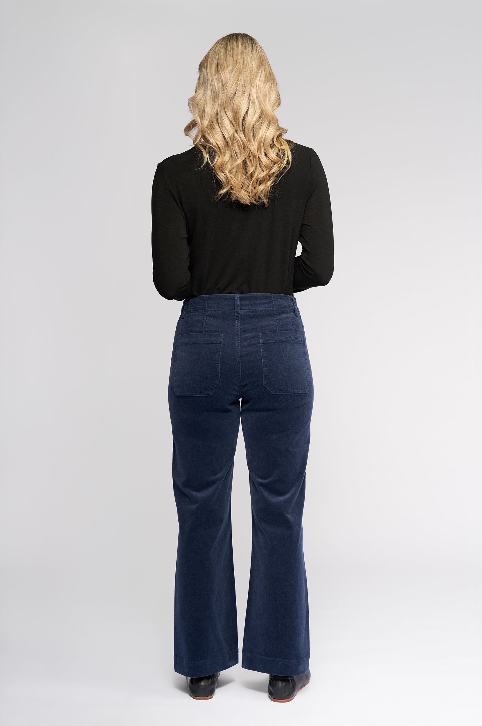 VASSALLI DAILY CORD PANT SLATE BLUE