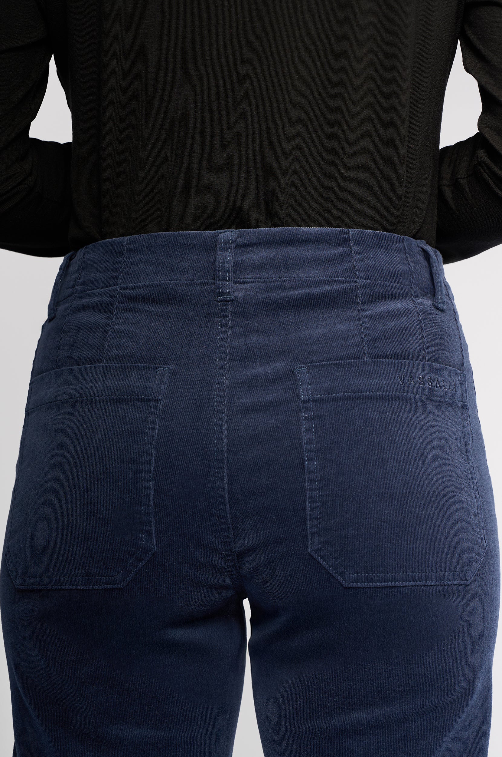 VASSALLI DAILY CORD PANT SLATE BLUE