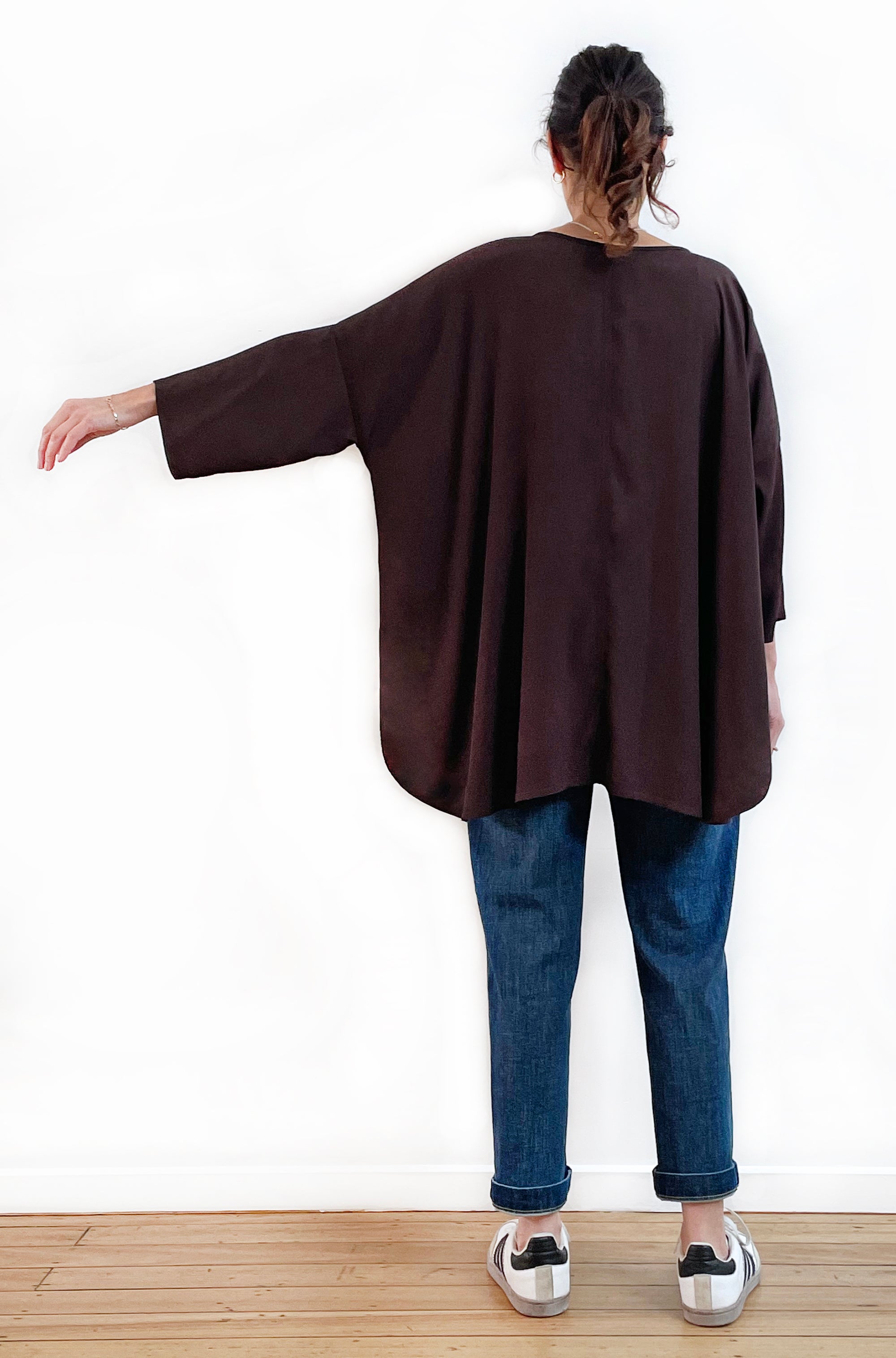 VISCOSE CIRCLE TOP CHOCOLATE