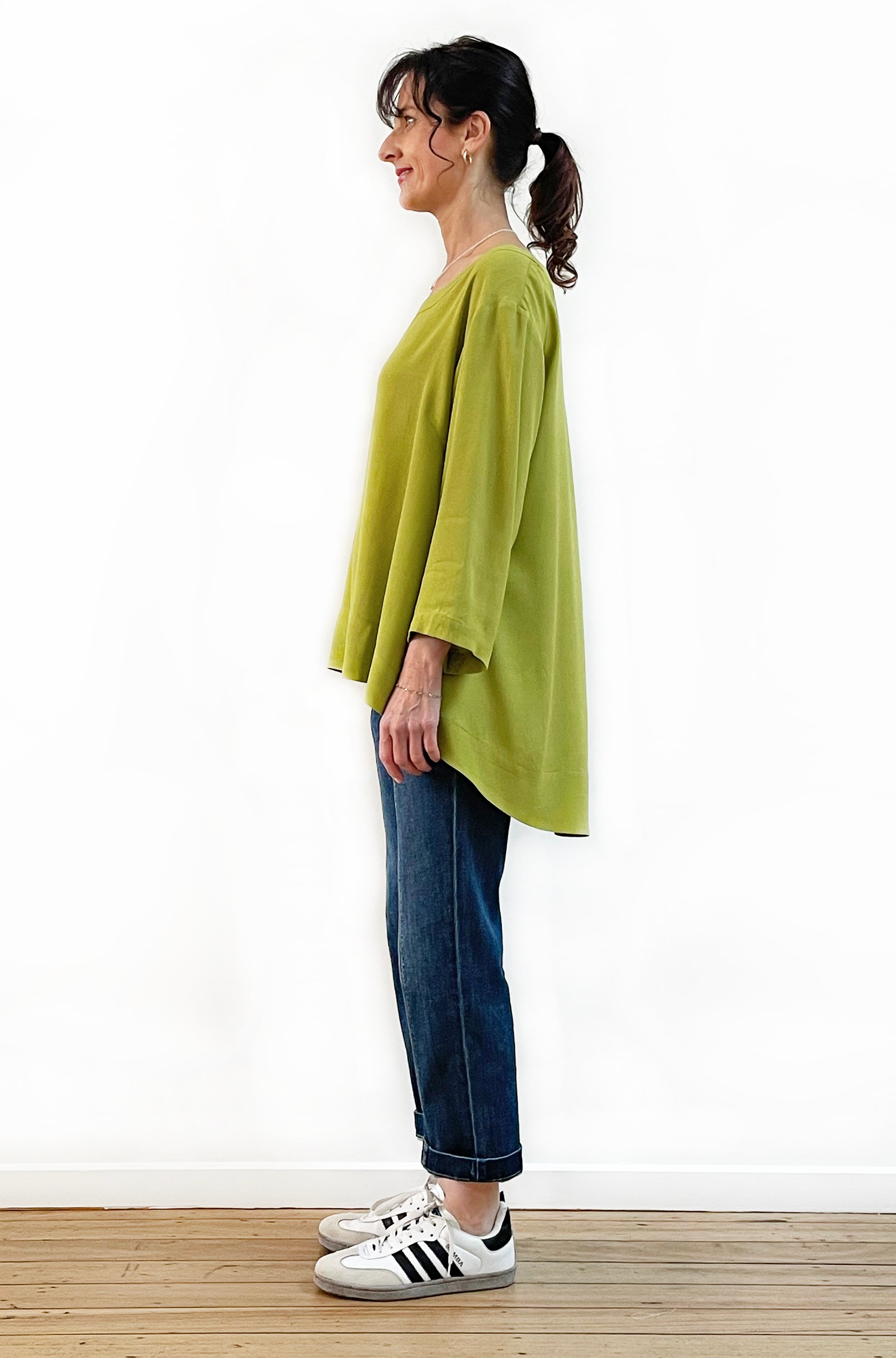 VISCOSE HI LO TOP PISTACHIO