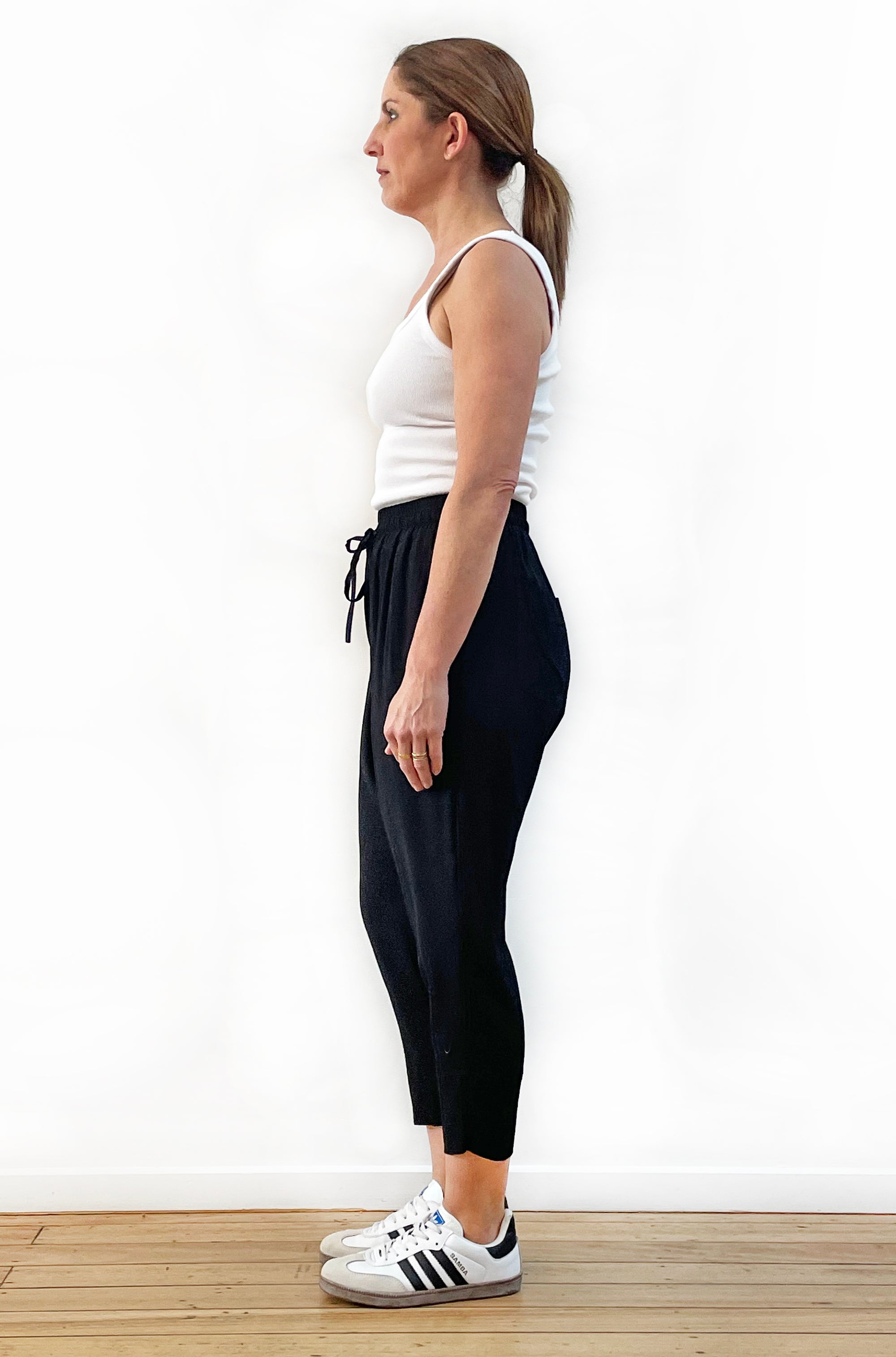 VISCOSE SLOUCH PANT BLACK
