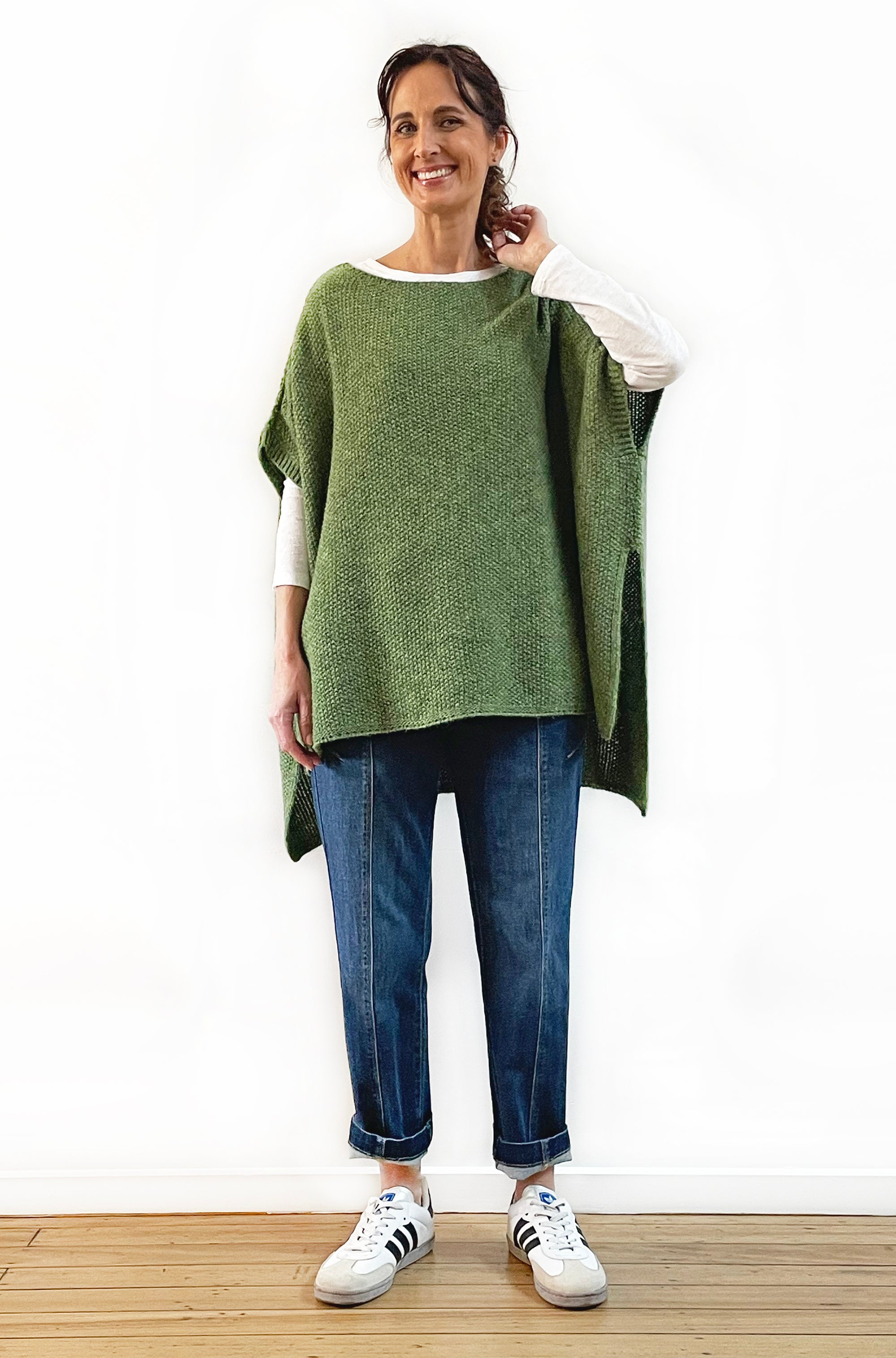 YOU'RE BEAUTIFUL KNIT GRASS GREEN
