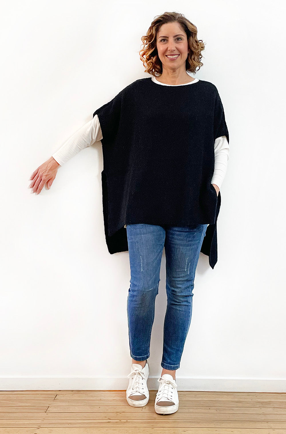 YOU'RE BEAUTIFUL KNIT BLACK