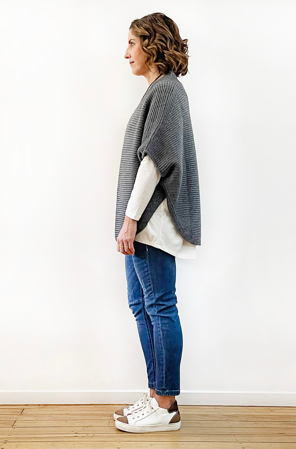 YOU'RE MINE CARDI CHARCOAL