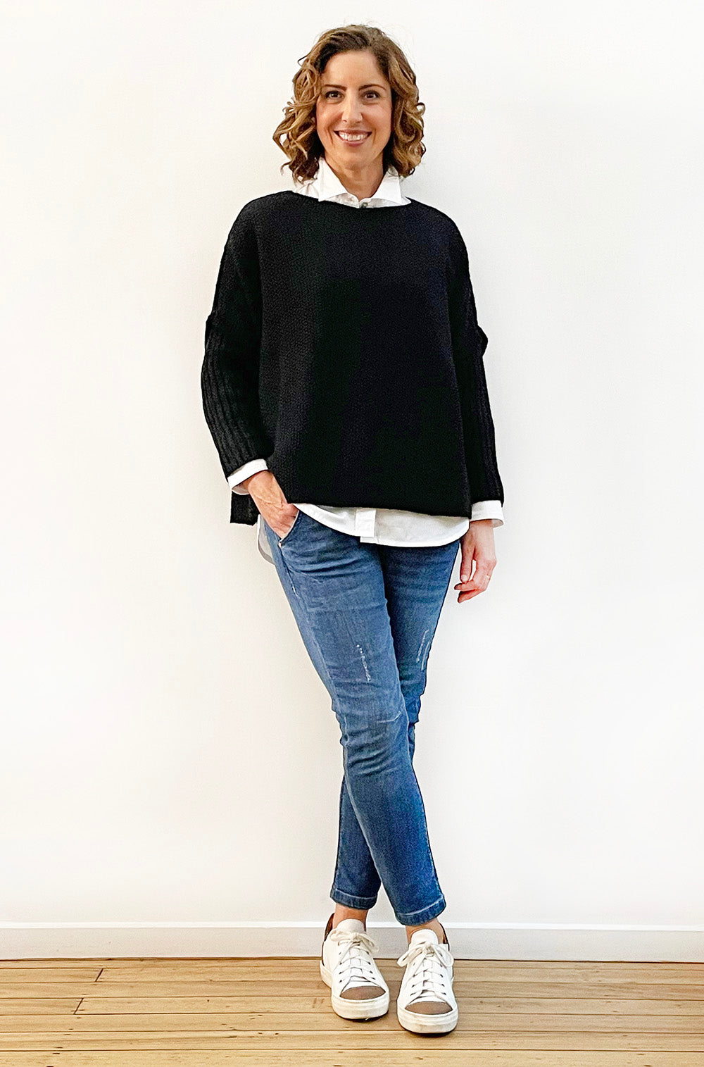 ON THE GO JUMPER BLACK