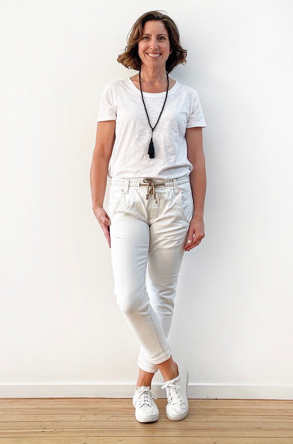 DRICOPER ACTIVE OFF WHITE JEANS
