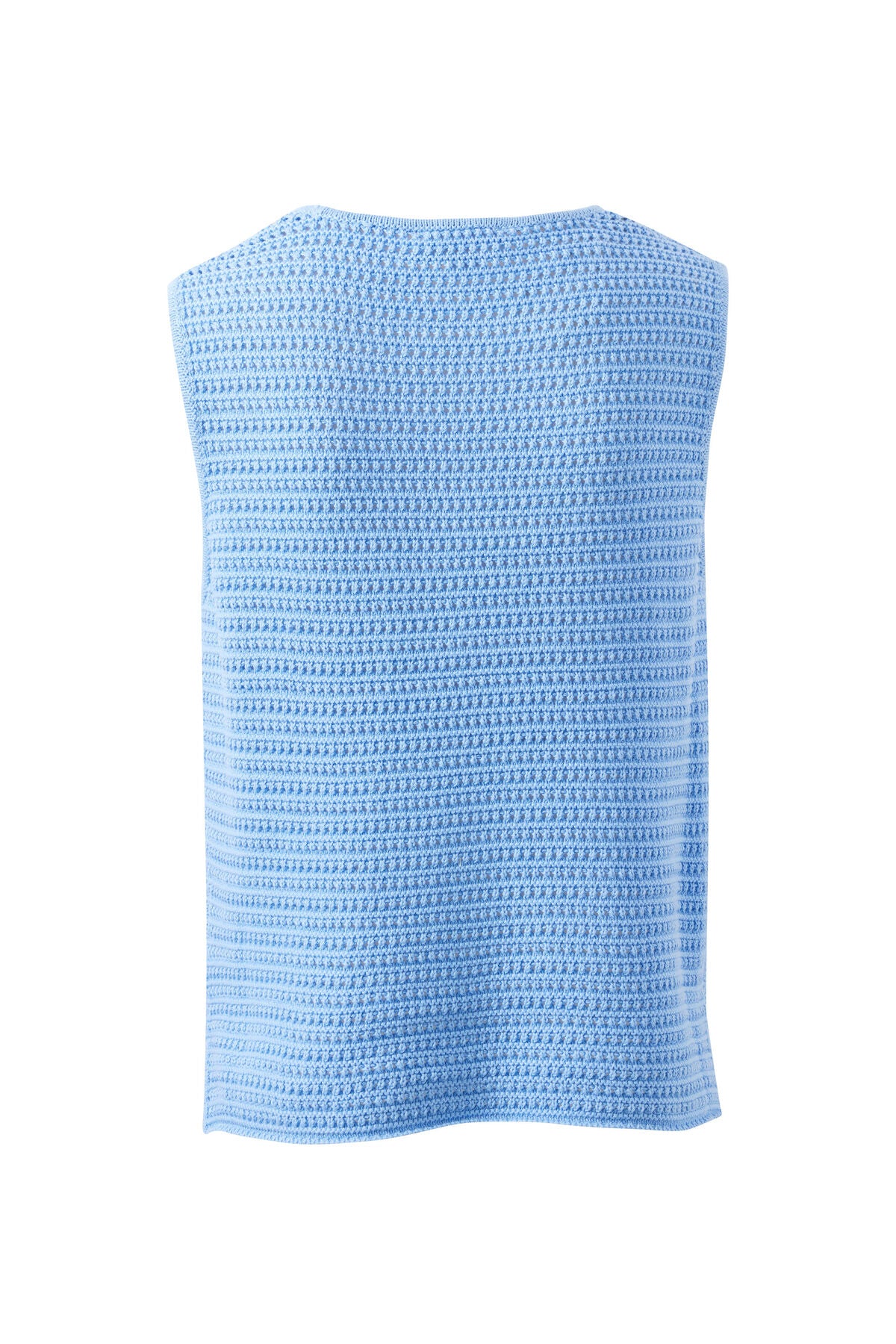 CERES LIFE MARGOT MESH KNIT TANK SKY BLUE