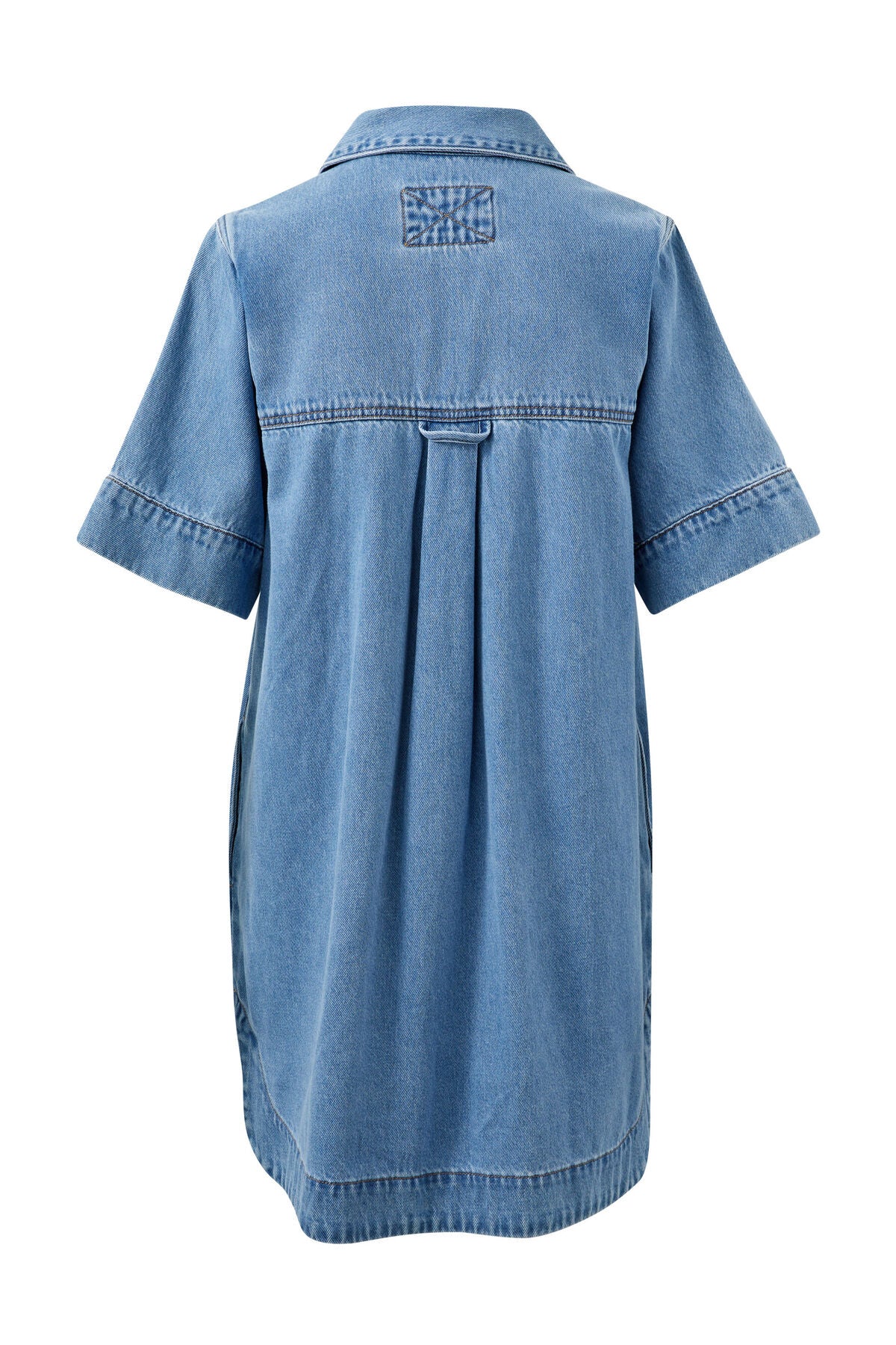 CERES LIFE SAMMY RELAXED SHIRT DRESS MID VINTAGE BLUE