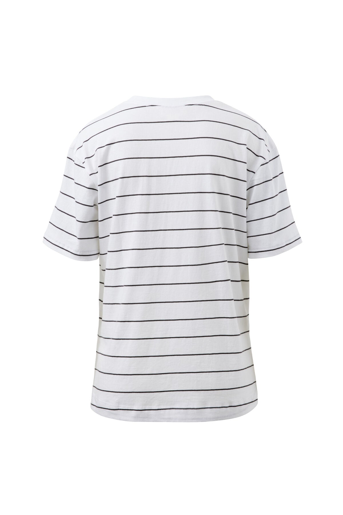 CERES LIFE STEVIE SLOUCHY TEE WHITE/PHANTOM STRIPE