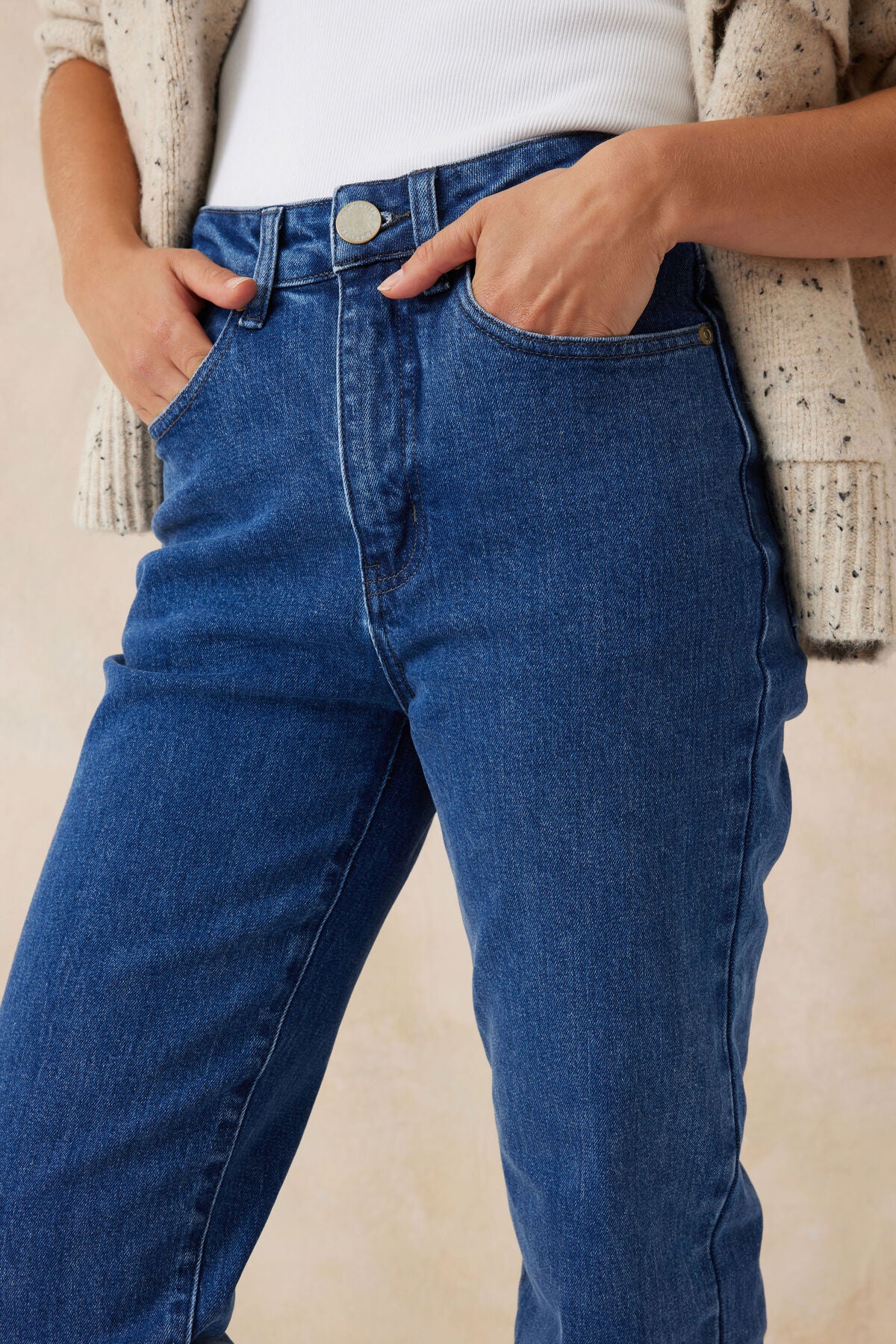 CERES LIFE STRAIGHT LEG JEAN INDIGO DENIM