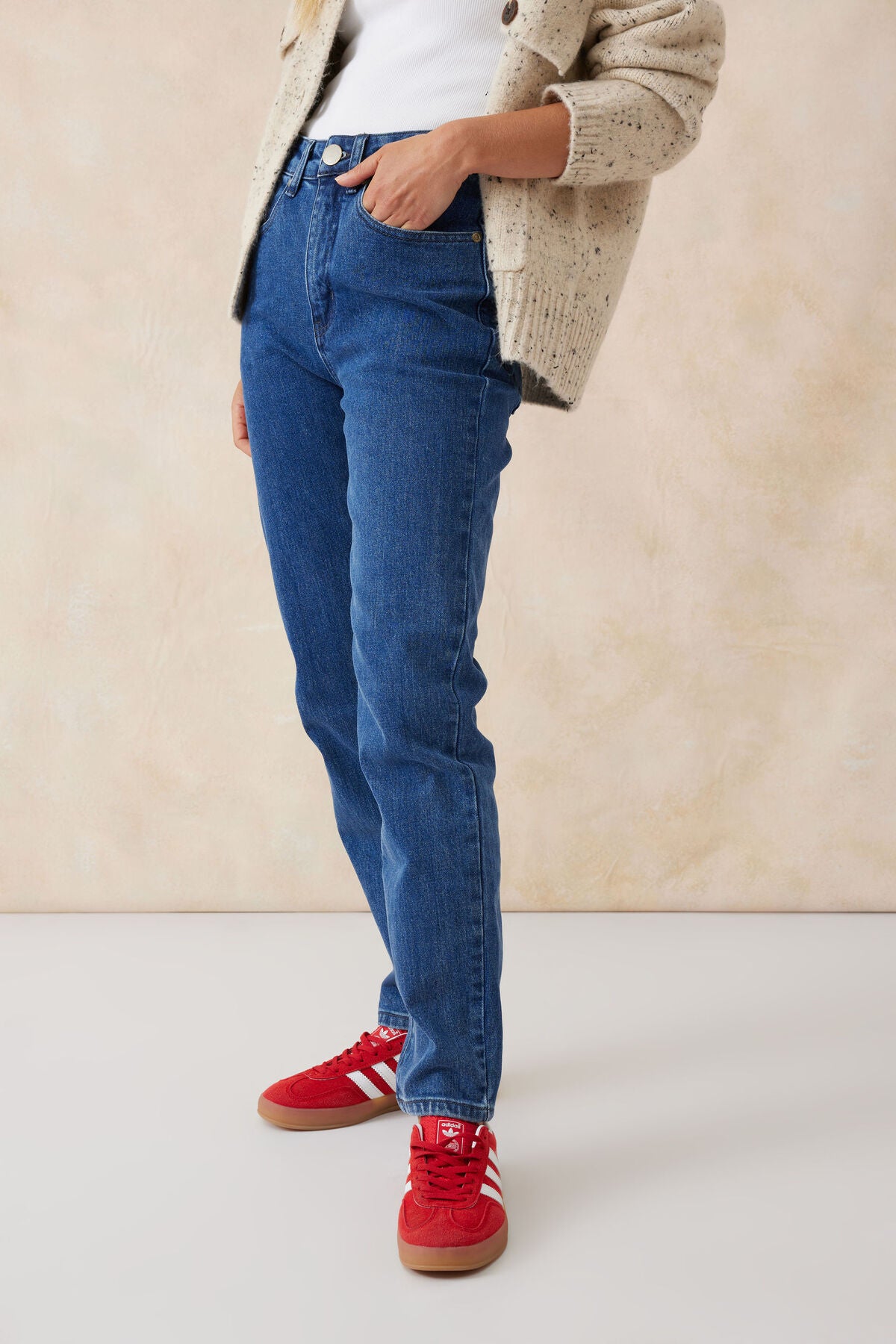 CERES LIFE STRAIGHT LEG JEAN INDIGO DENIM