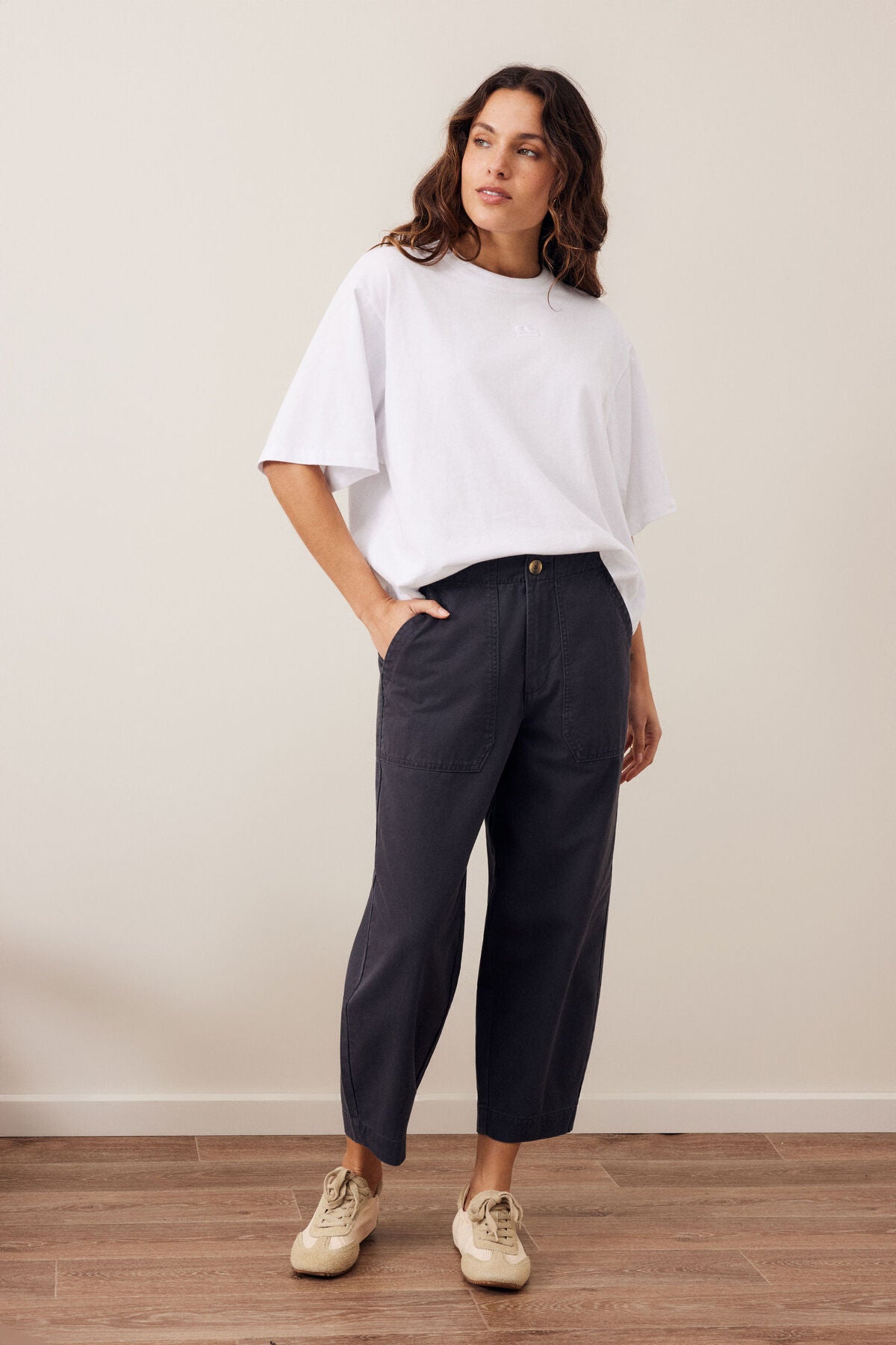 CERES LIFE WEEKENDER PANT WASHED BLACK