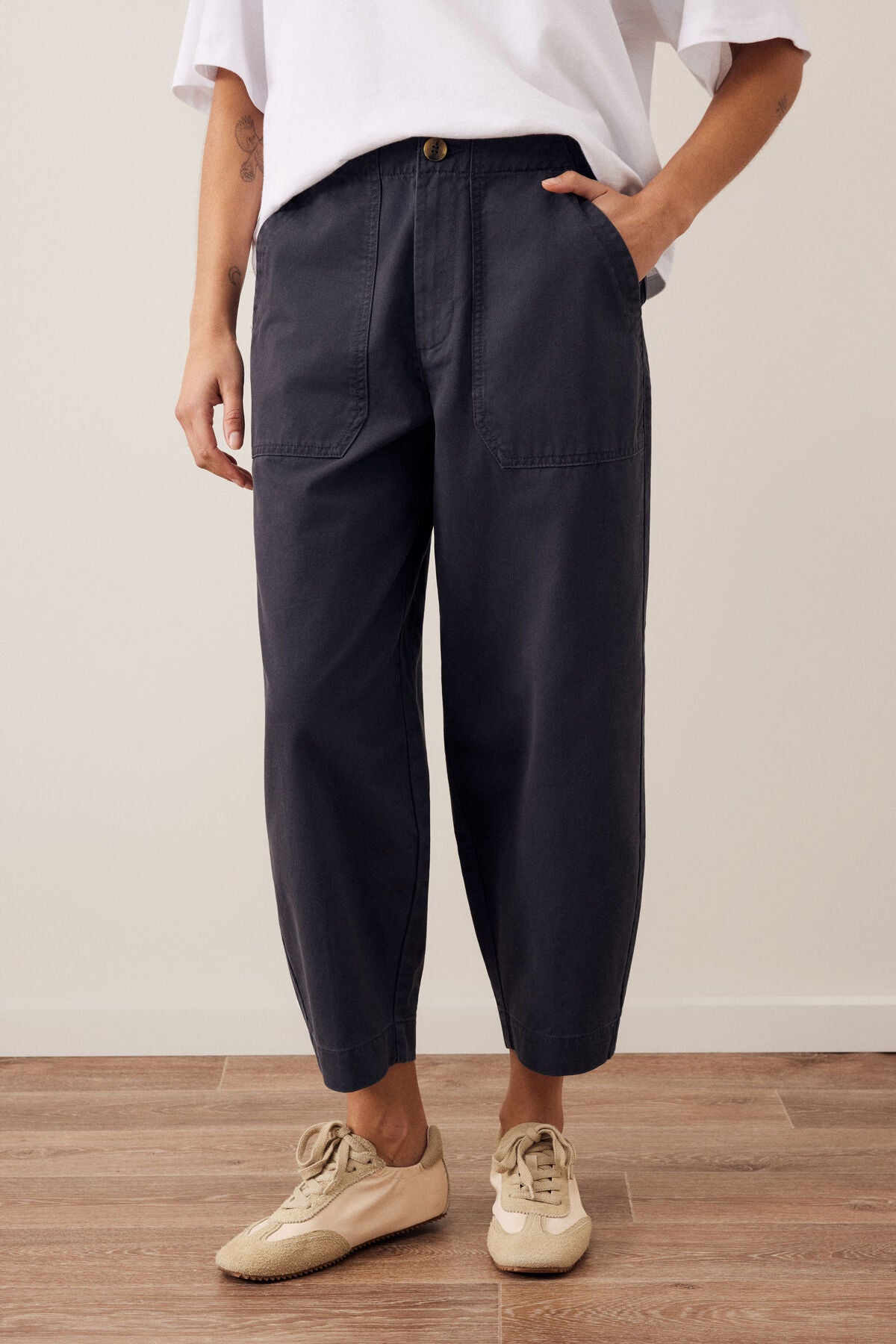 CERES LIFE WEEKENDER PANT WASHED BLACK