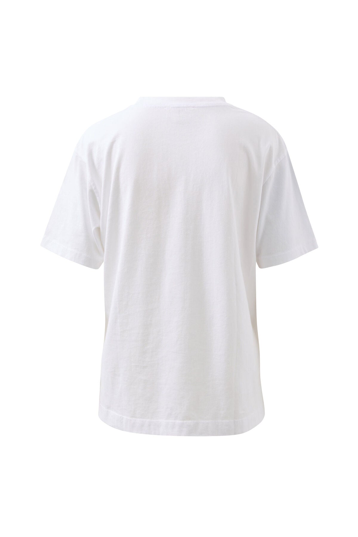 CERES LIFE STEVIE SLOUCHY TEE WHITE/RETRO PALMS