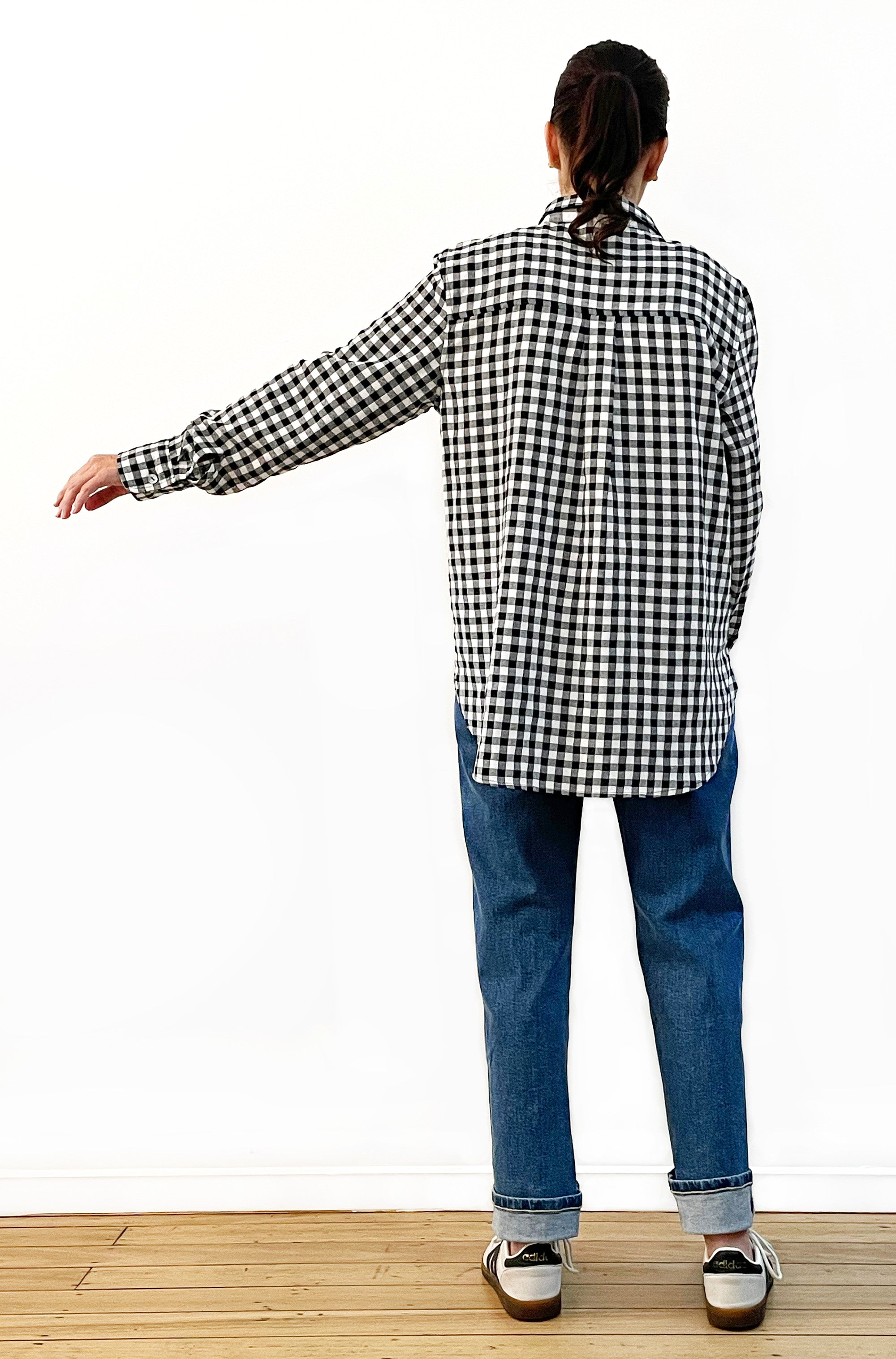 COTTON SLIM CUT CLASSIC SHIRT GINGHAM