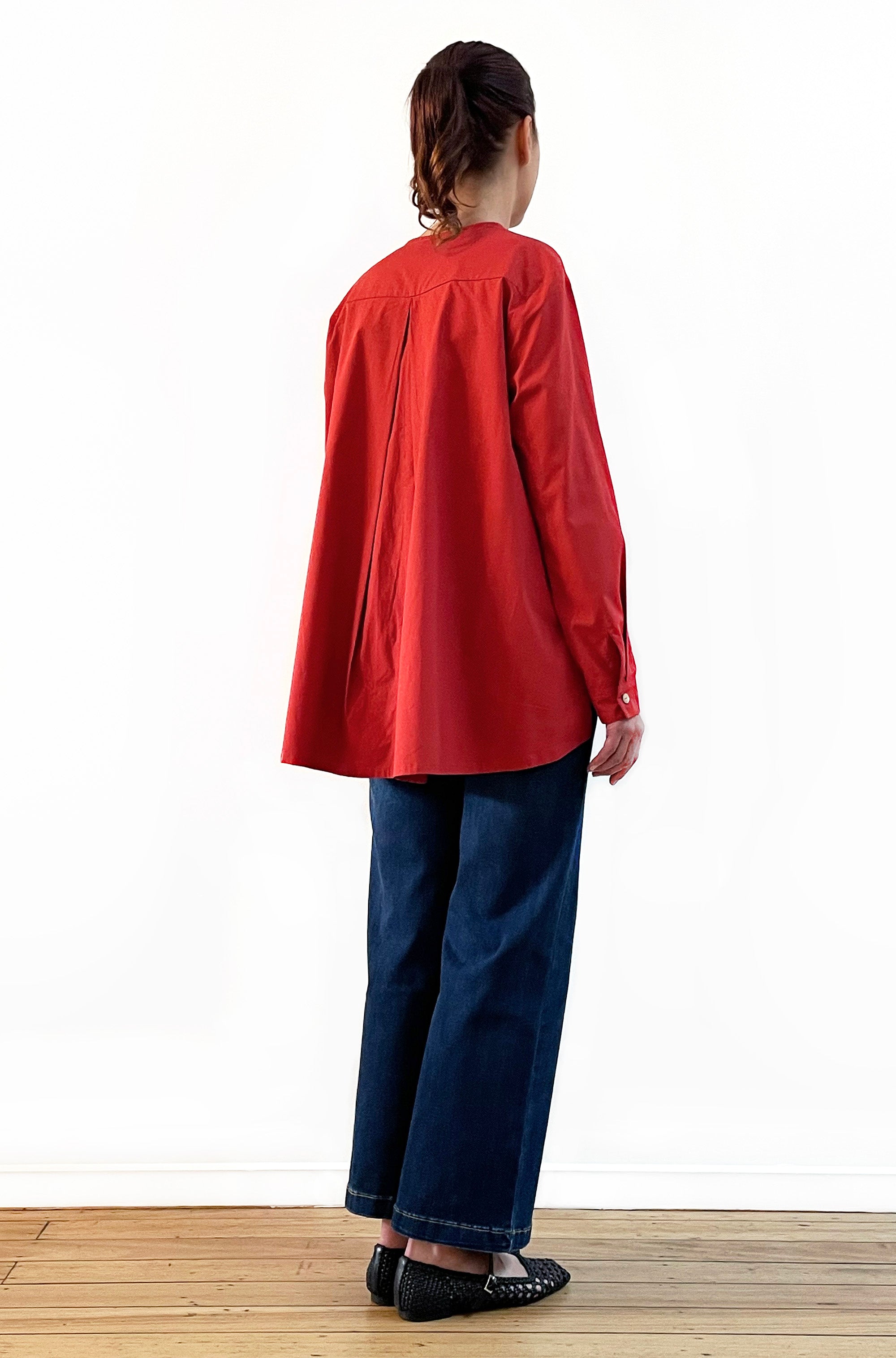 COTTON SWING SHIRT JACKET PAPRIKA