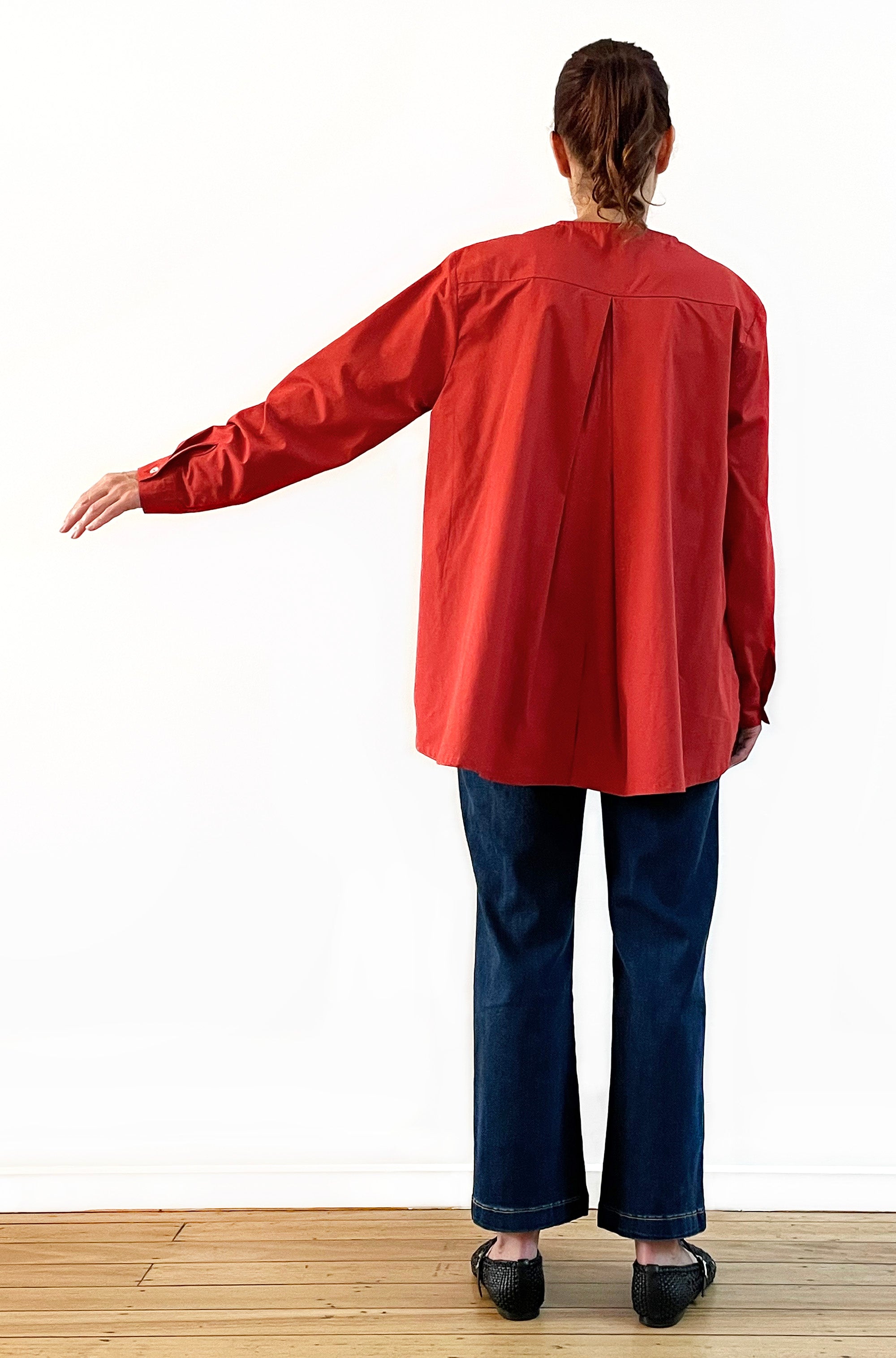 COTTON SWING SHIRT JACKET PAPRIKA