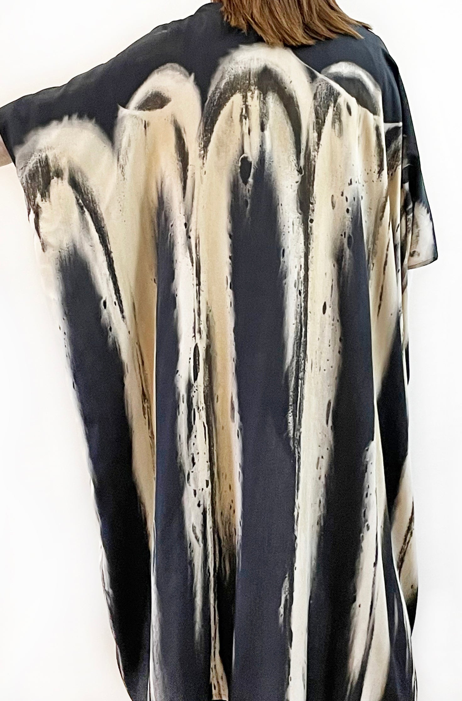 HAND DYED KIMONO SAND