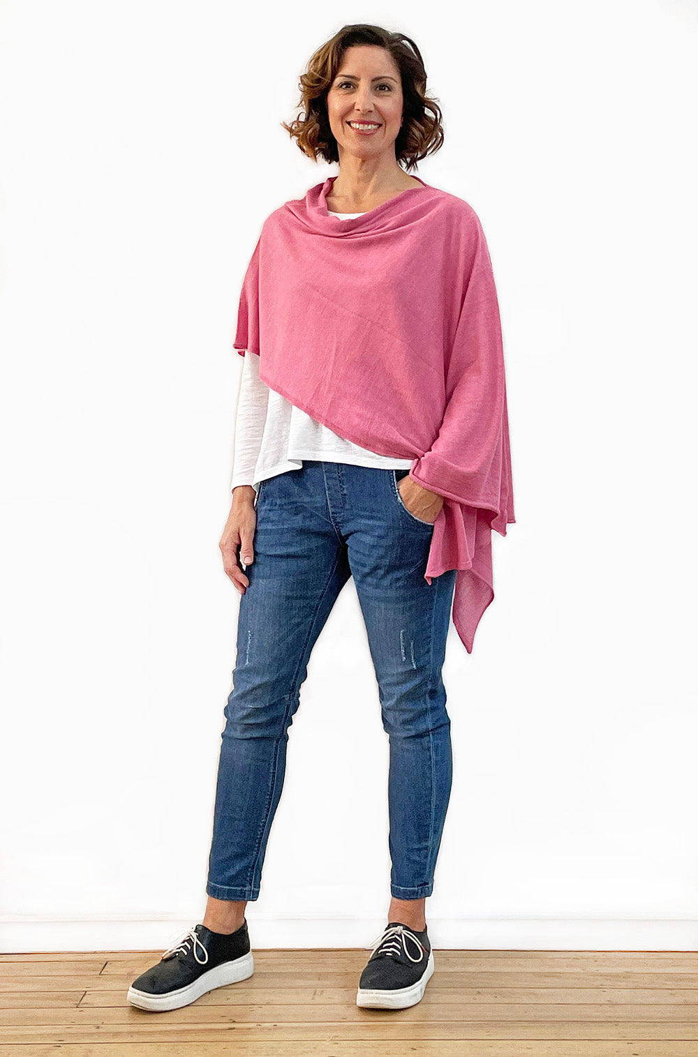 NEXT LEVEL 5-WAY PONCHO ROSE