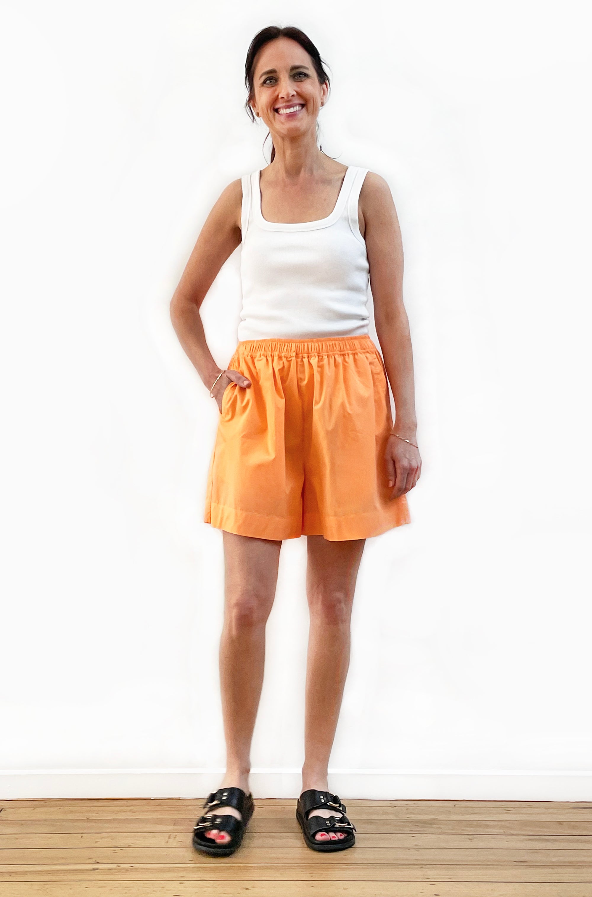 COTTON SHORT ORANGE FIZZ