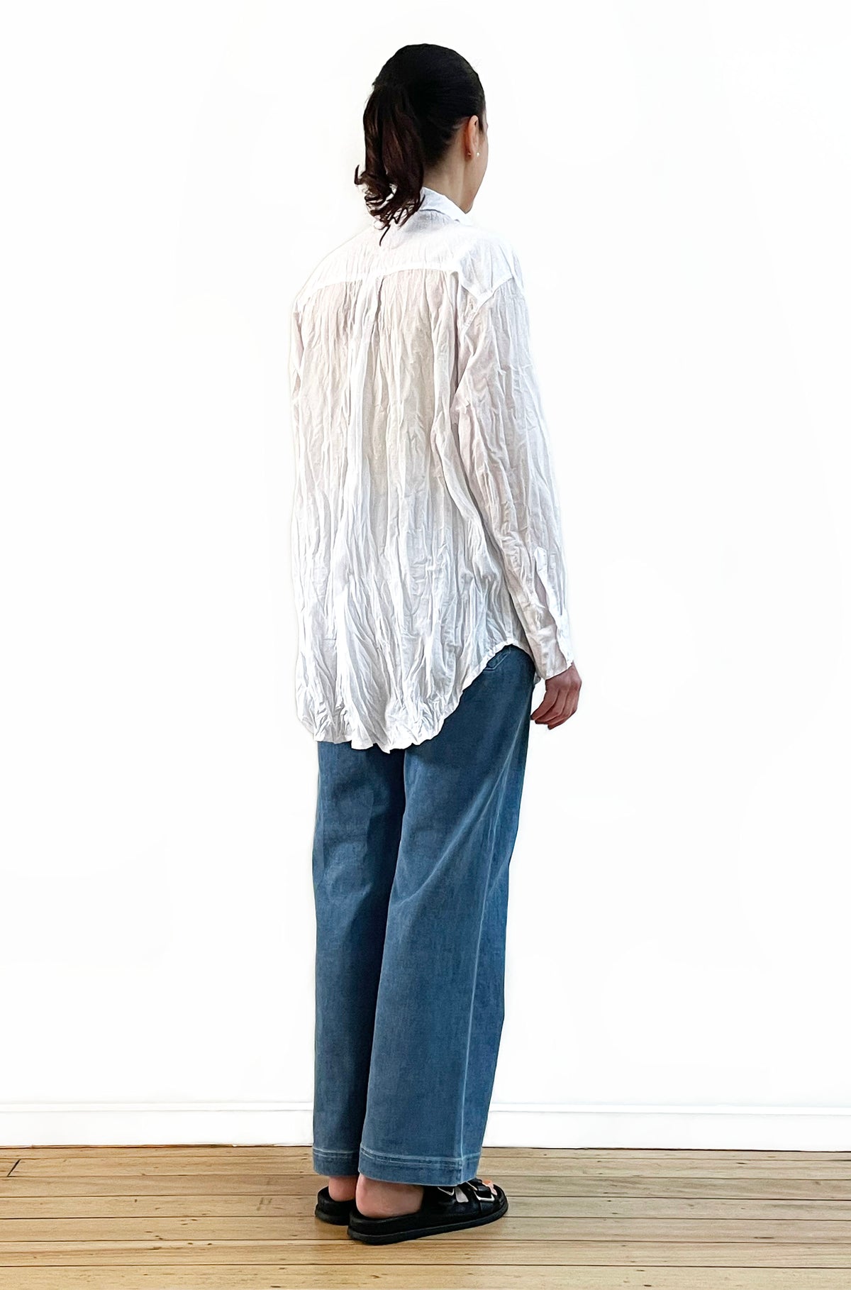 COTTON TWIST & GO SHIRT WHITE