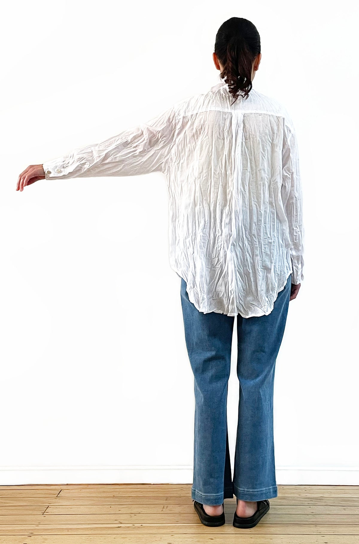 COTTON TWIST & GO SHIRT WHITE