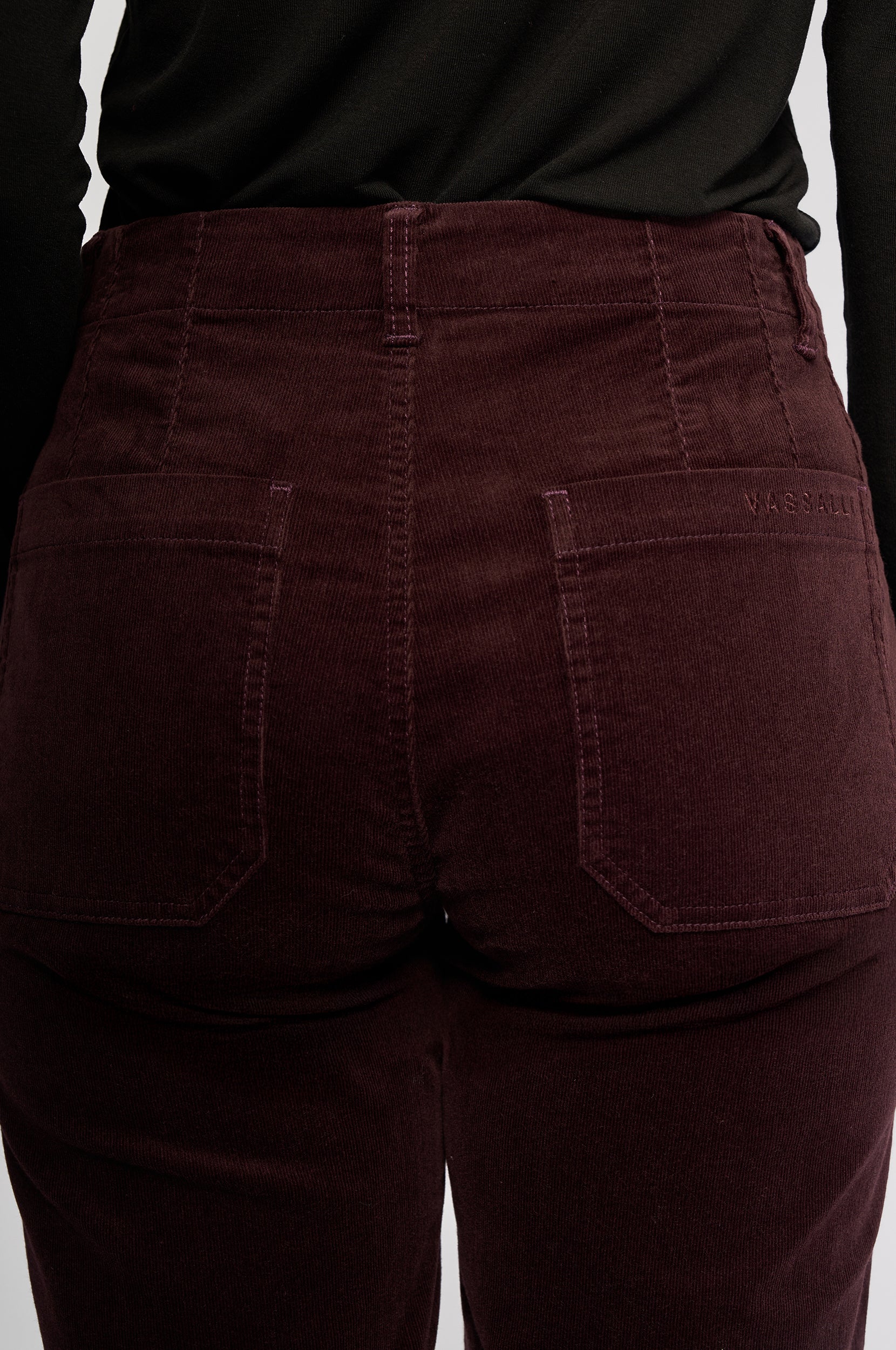 VASSALLI DAILY CORD PANT MERLOT