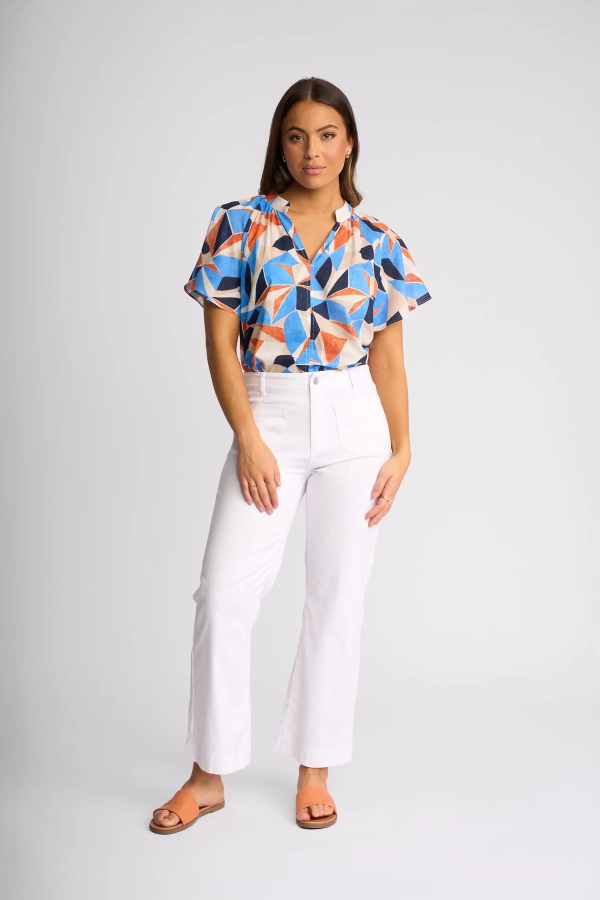 VASSALLI DAILY JEAN WHITE DENIM
