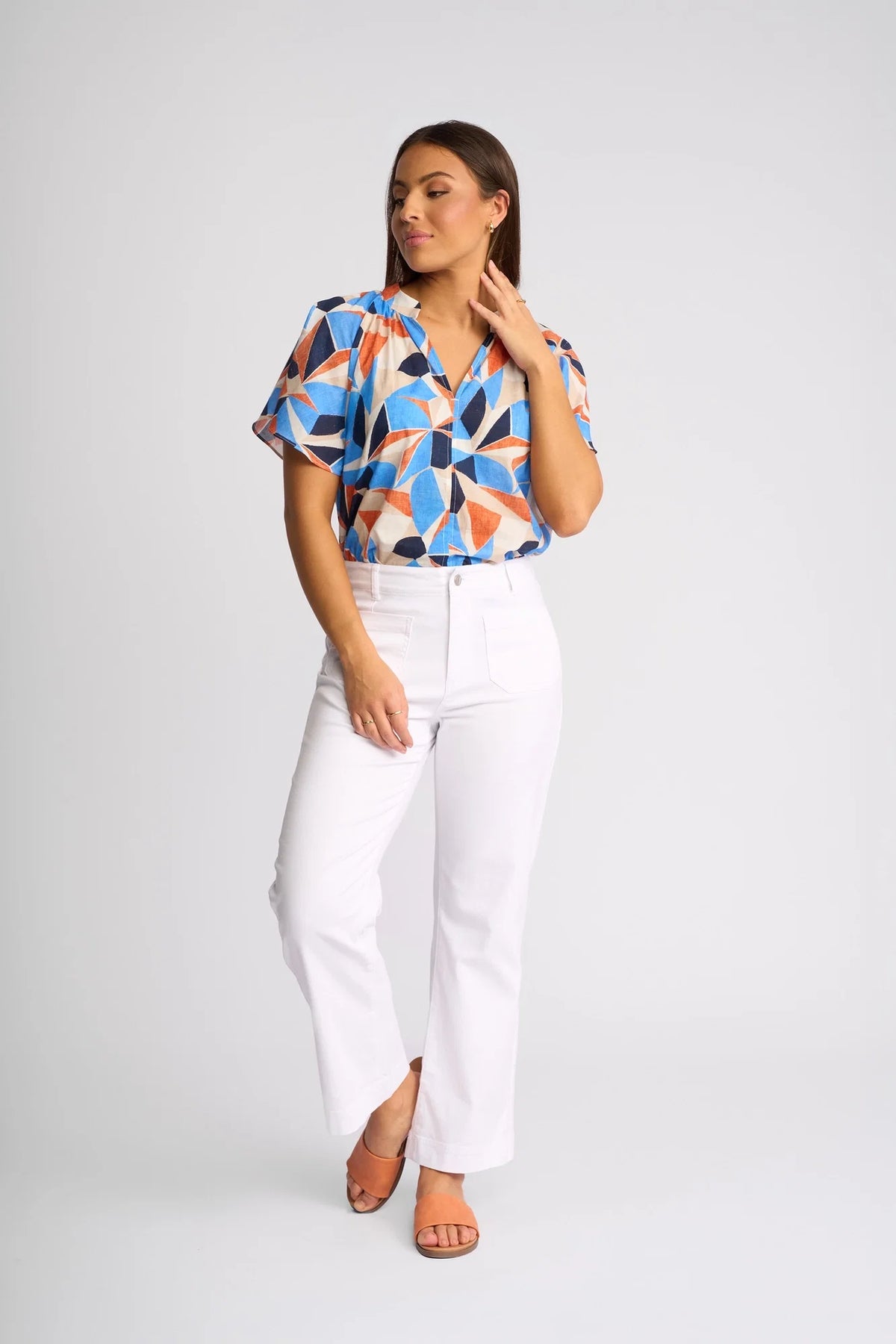 VASSALLI DAILY JEAN WHITE DENIM