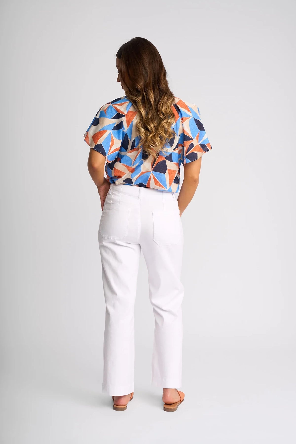 VASSALLI DAILY JEAN WHITE DENIM
