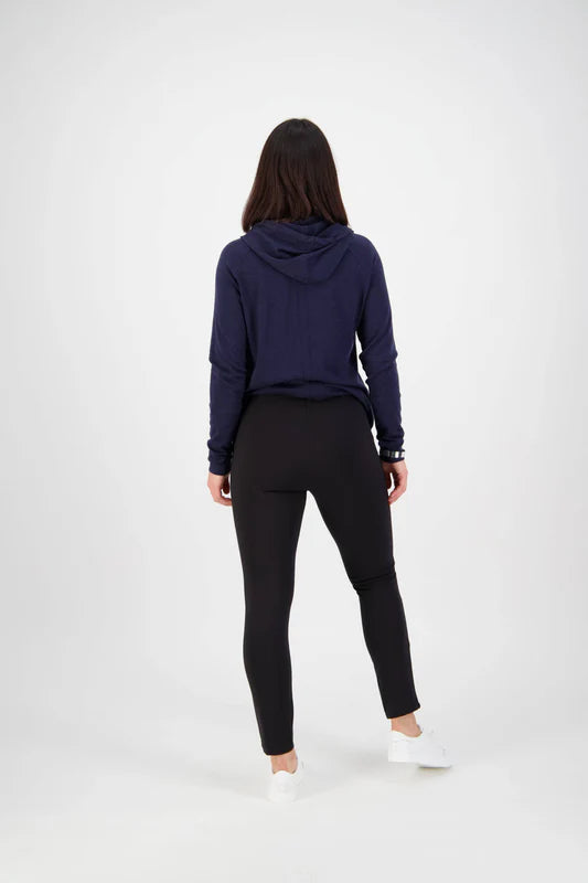 VASSALLI FORTUNE PONTI PULL ON PANT BLACK