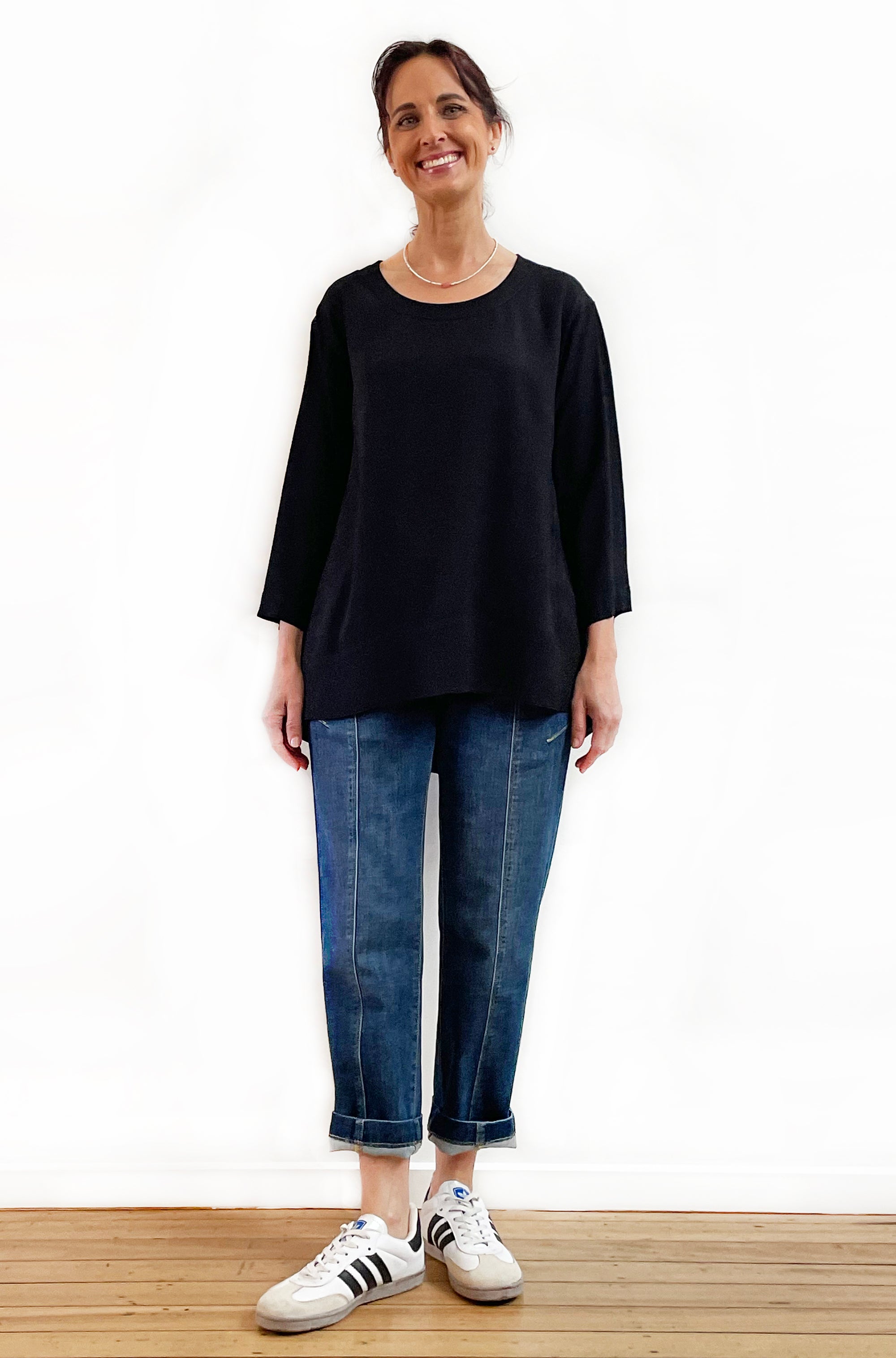 VISCOSE HI LO TOP BLACK